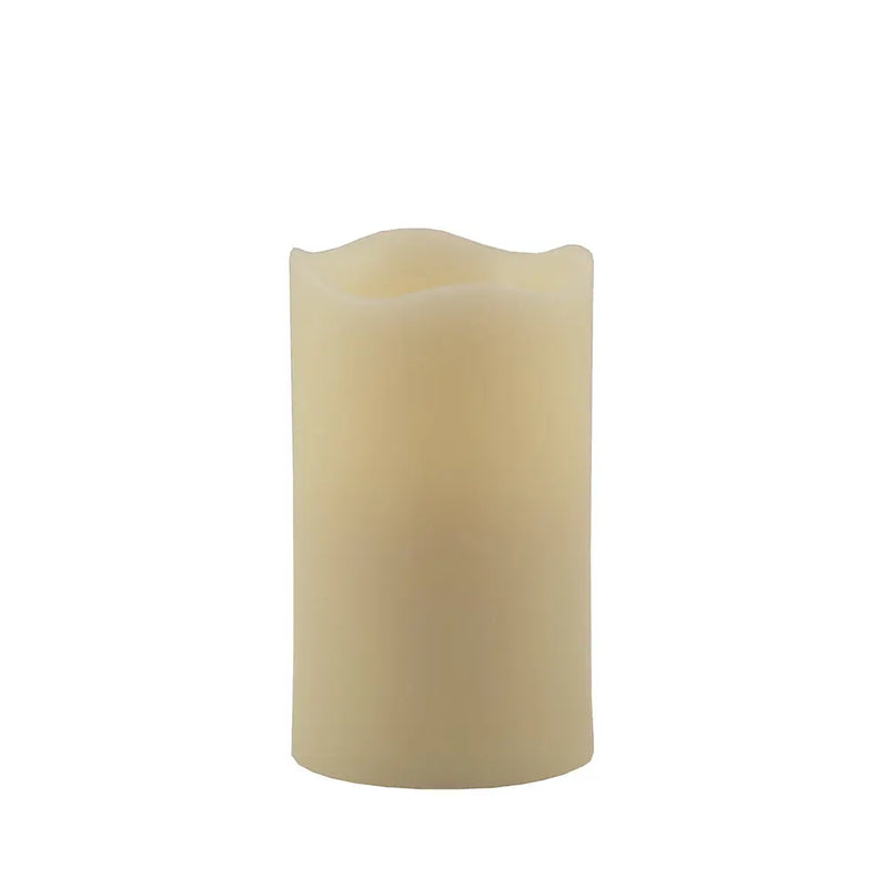 5" Ivory Flameless Pillar Candle GreatEagleInc