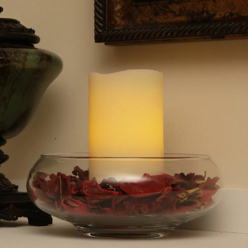 5" Ivory Flameless Pillar Candle GreatEagleInc