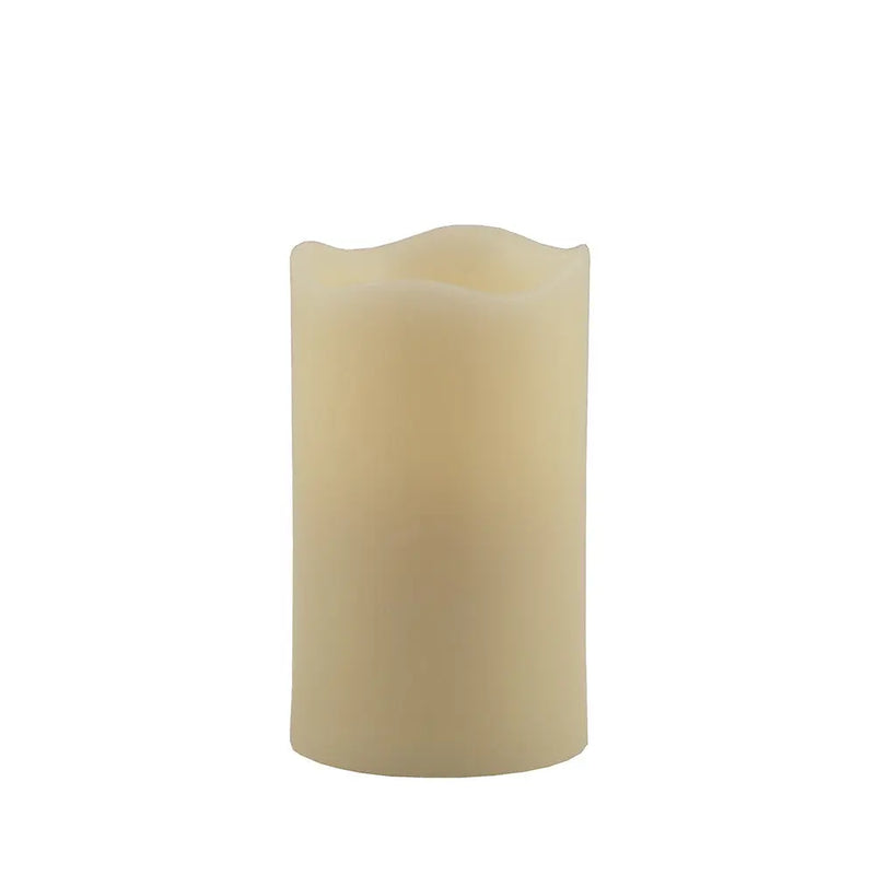 5" Ivory Flameless Pillar Candle GreatEagleInc