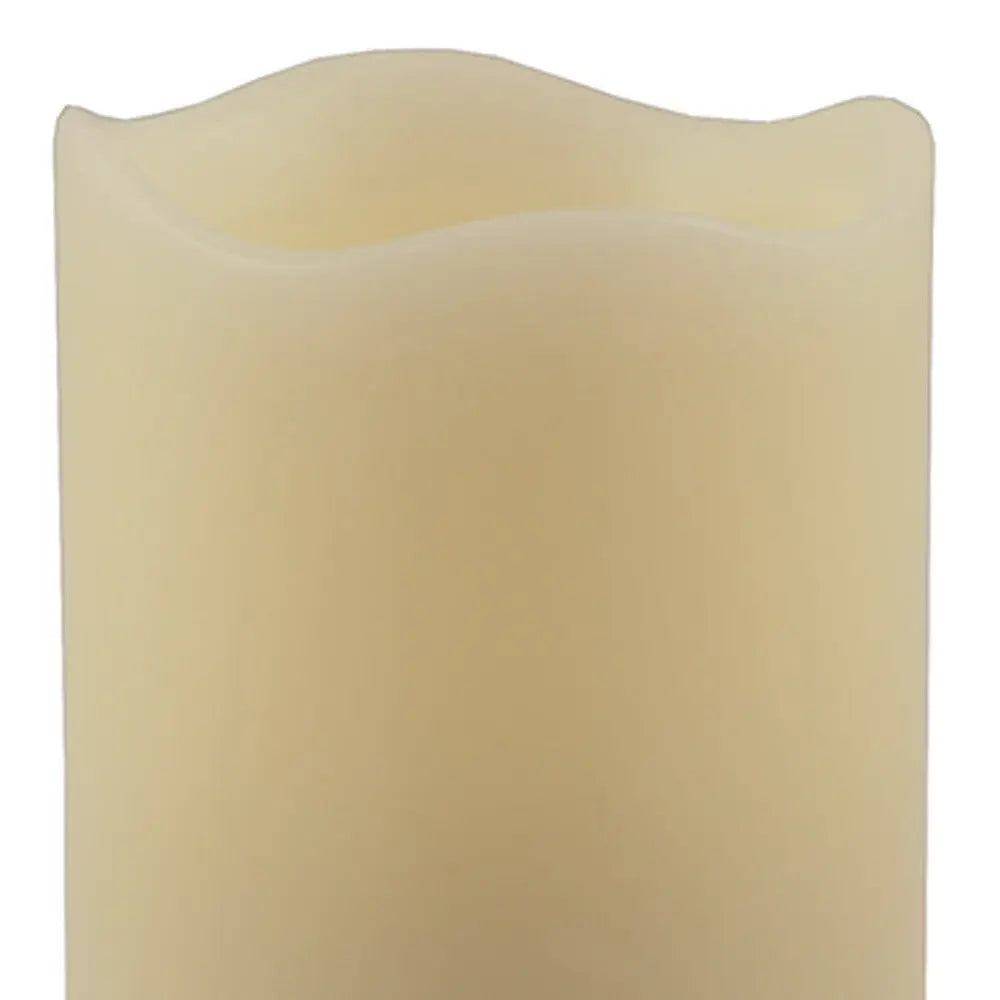 5" Ivory Flameless Pillar Candle GreatEagleInc