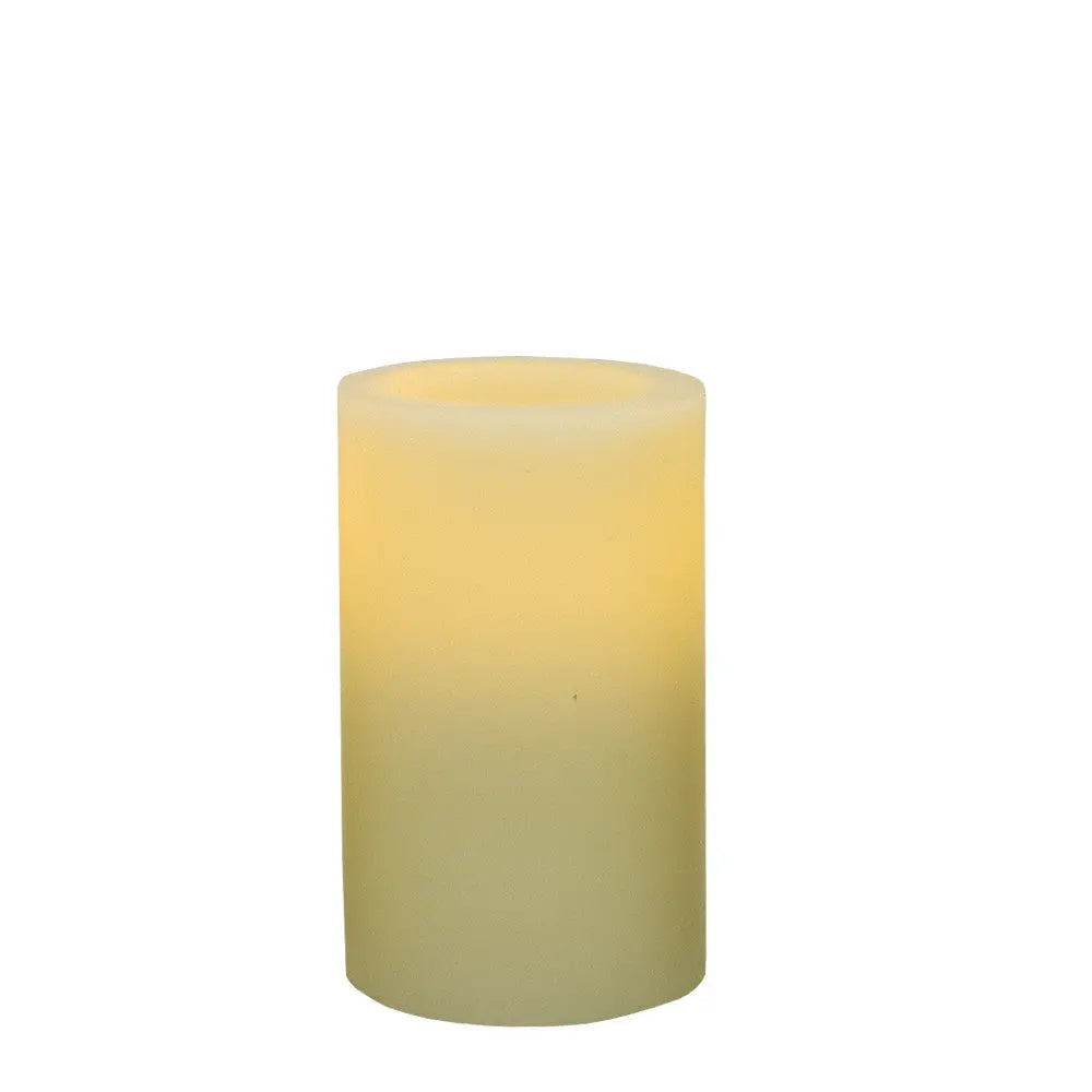 5" Ivory Flameless Pillar Candle GreatEagleInc