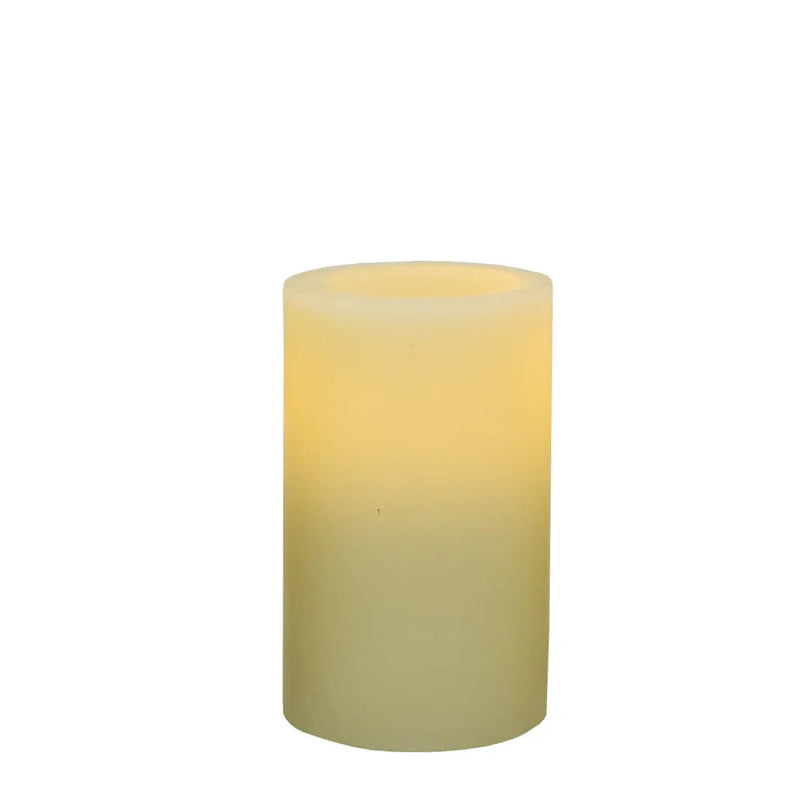 5" Ivory Flameless Pillar Candle GreatEagleInc