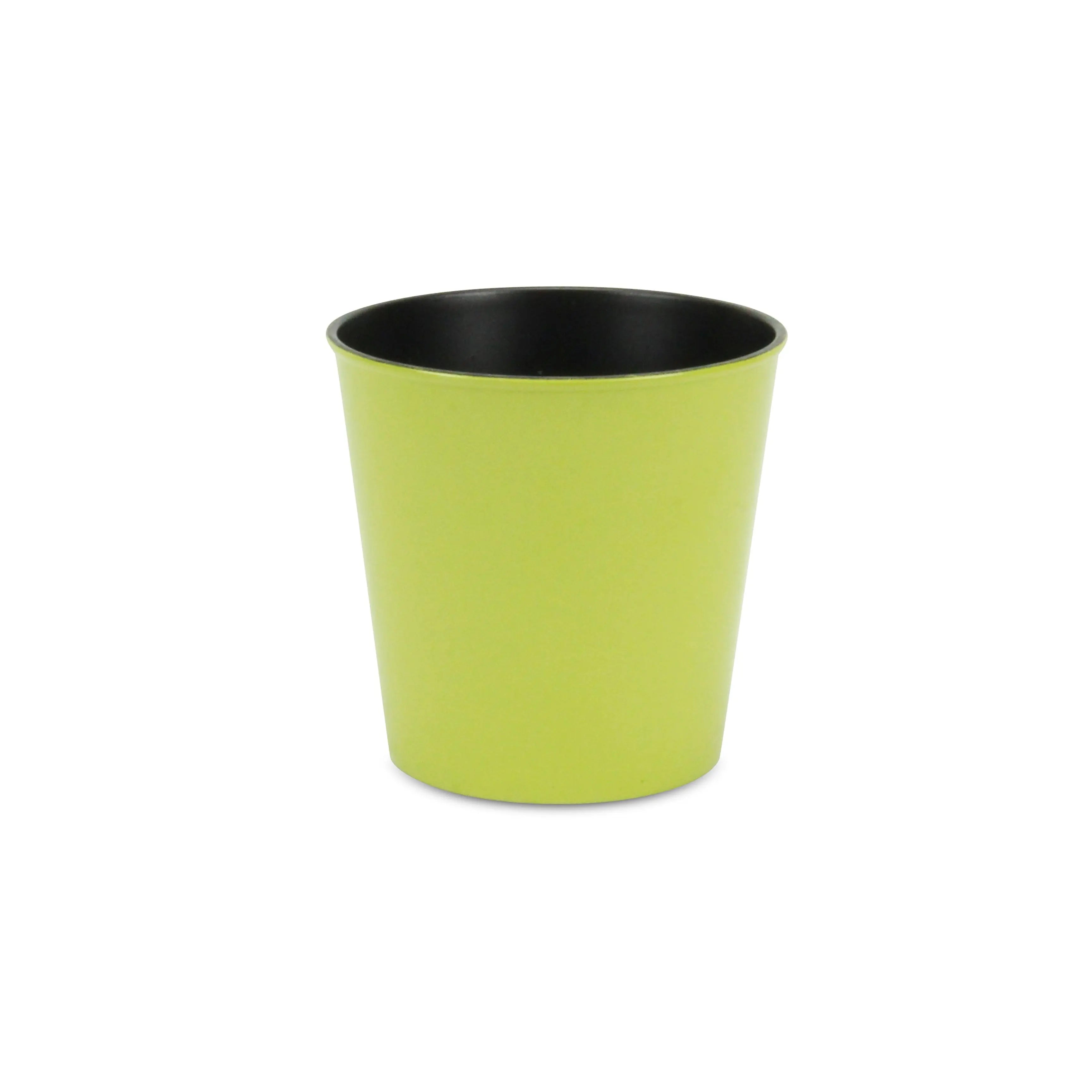 5" Lime Green Recycled Plastic Indoor Outdoor Round Pot Planter Homeroots Outdoor