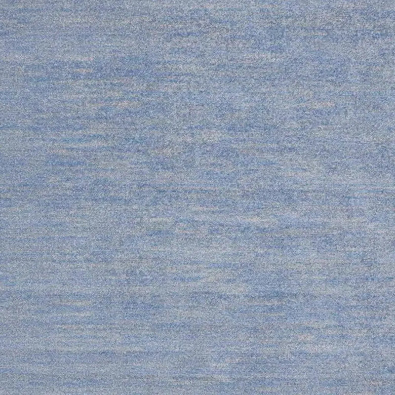 5' X 5' Blue And Gray Square Indoor Outdoor Area Rug - GreatEagleInc