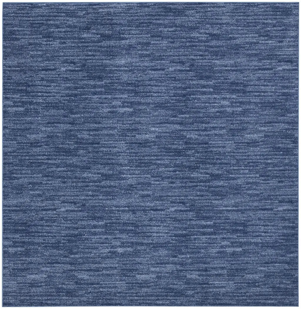 5' X 5' Blue Square Indoor Outdoor Area Rug - GreatEagleInc