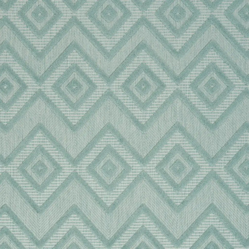 5' X 7' Aqua Indoor Outdoor Area Rug - GreatEagleInc