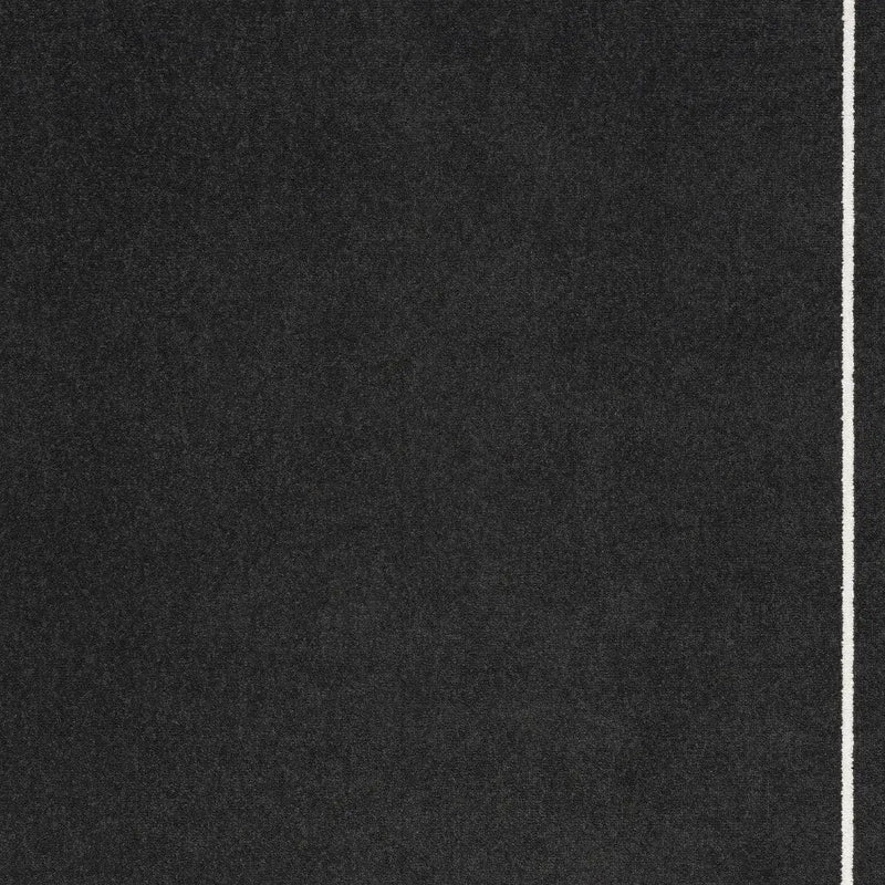 5' X 7' Black And Ivory Indoor Outdoor Area Rug Homeroots Outdoor