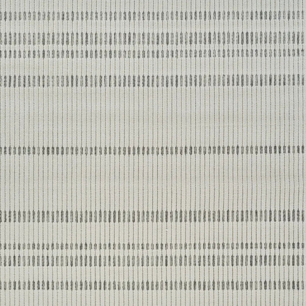 5' X 7' Cream and Beige Striped Distressed Indoor Outdoor Area Rug Homeroots Outdoor