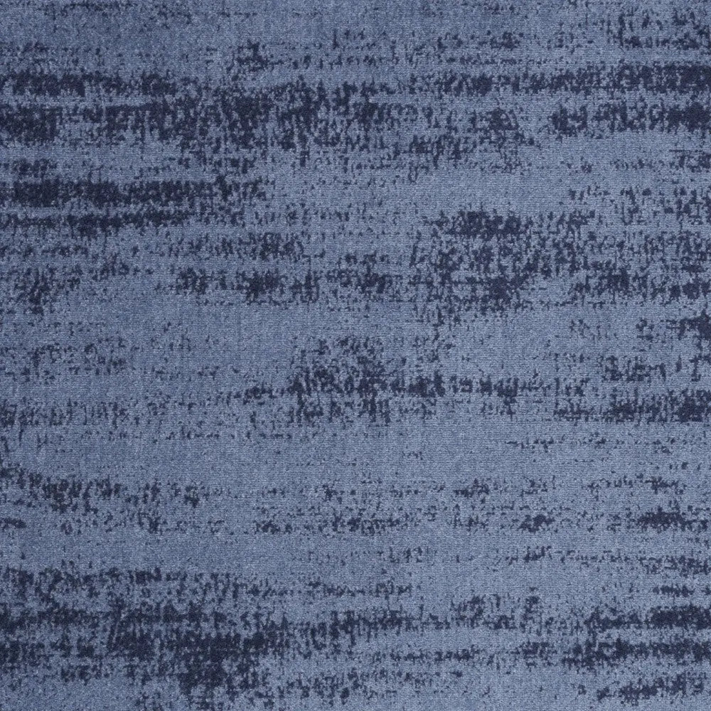 5' X 7' Denim Blue And Navy Blue Abstract Indoor Outdoor Area Rug Homeroots Outdoor