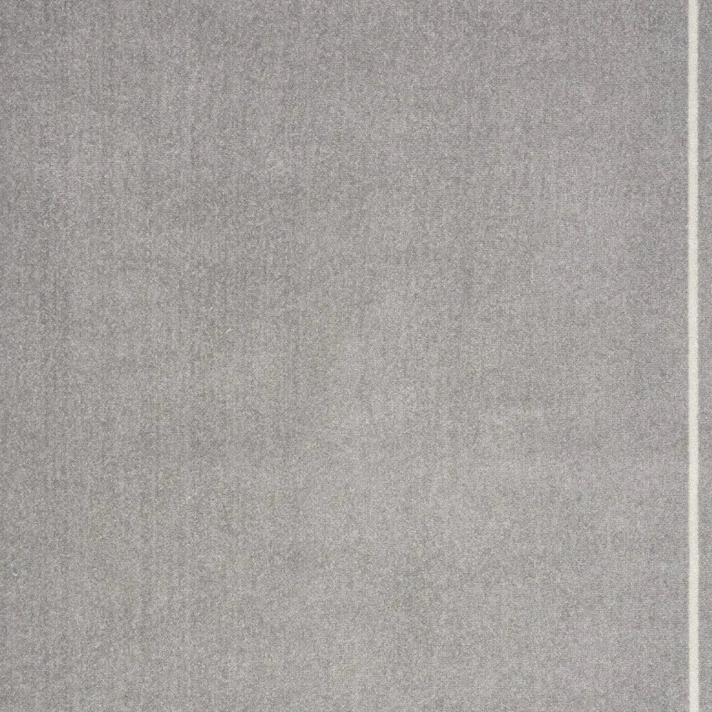 5' X 7' Gray And Ivory Indoor Outdoor Area Rug Homeroots Outdoor