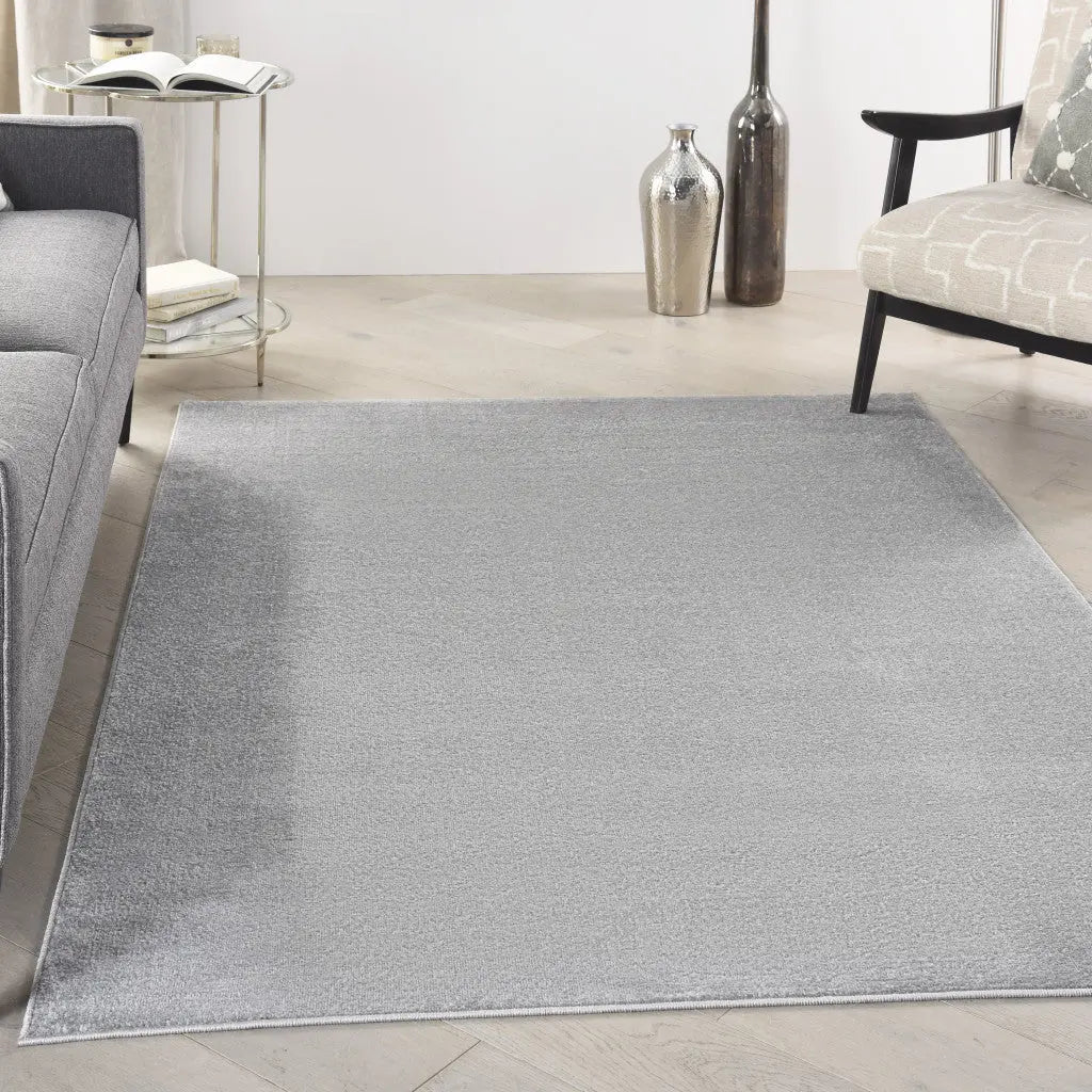 5' X 7' Gray Indoor Outdoor Area Rug - GreatEagleInc