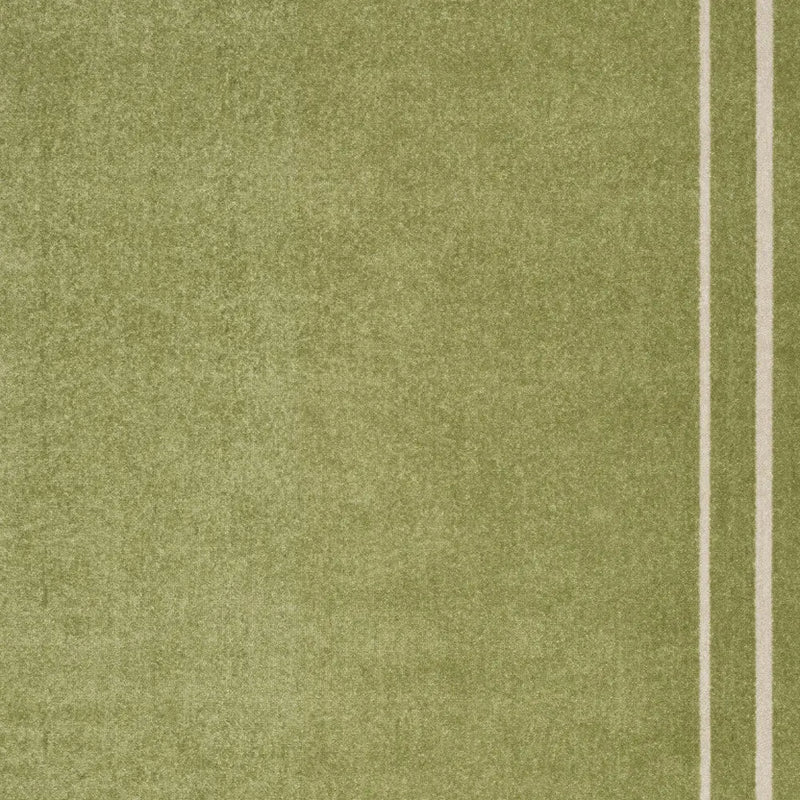 5' X 7' Green And Ivory Indoor Outdoor Area Rug Homeroots Outdoor