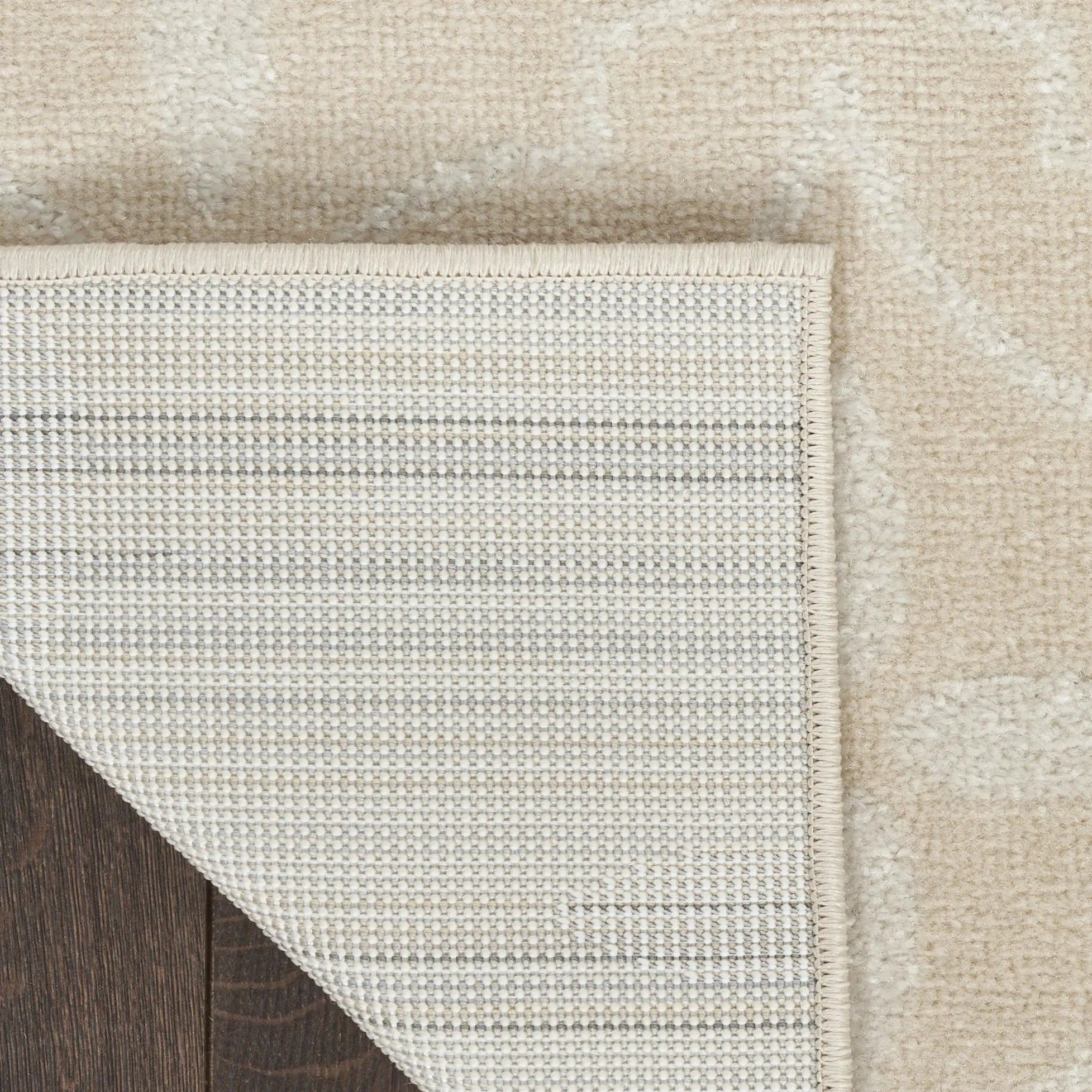 5' X 7' Ivory And Beige Geometric Indoor Outdoor Area Rug Homeroots Outdoor