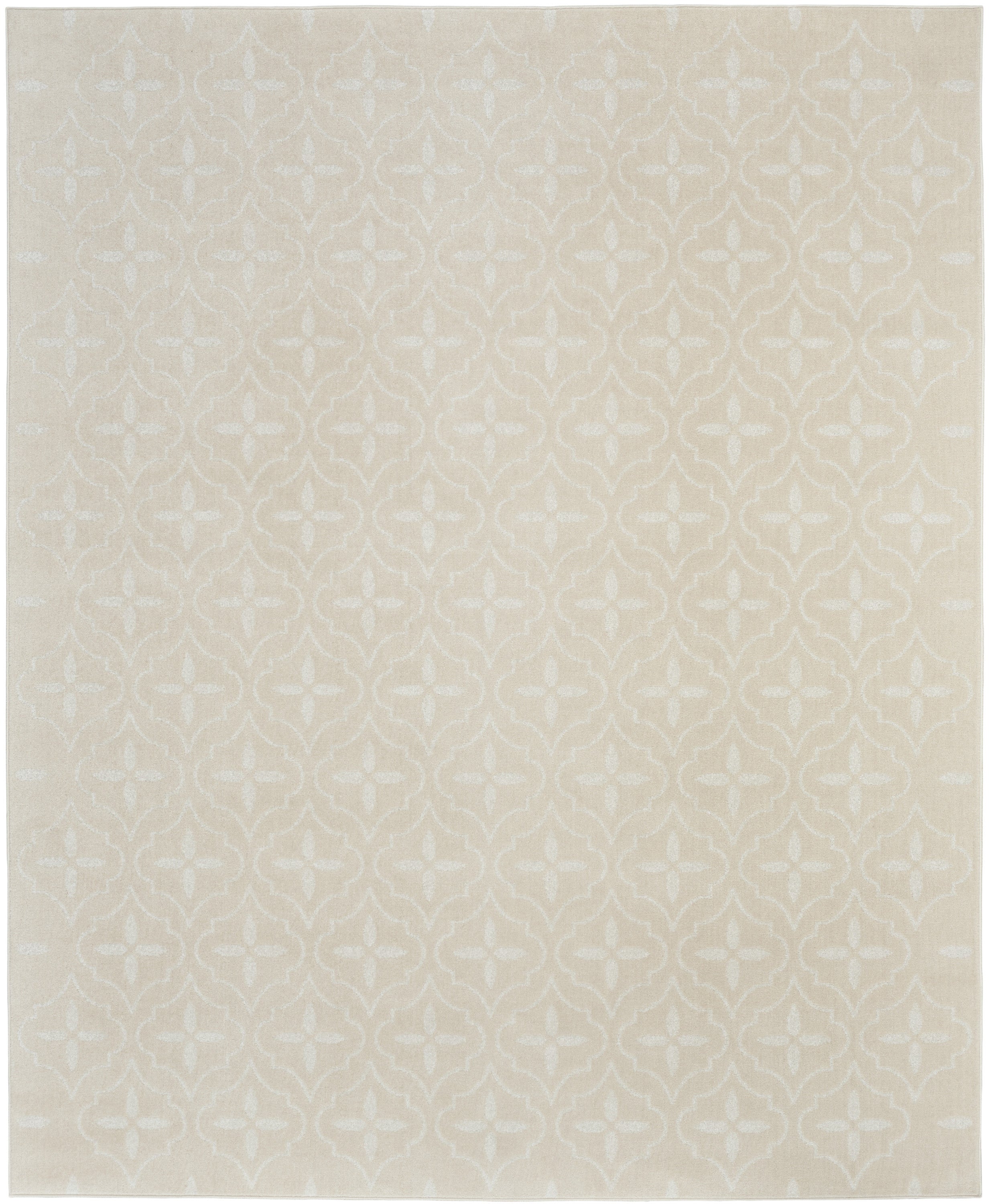 5' X 7' Ivory And Beige Geometric Indoor Outdoor Area Rug Homeroots Outdoor