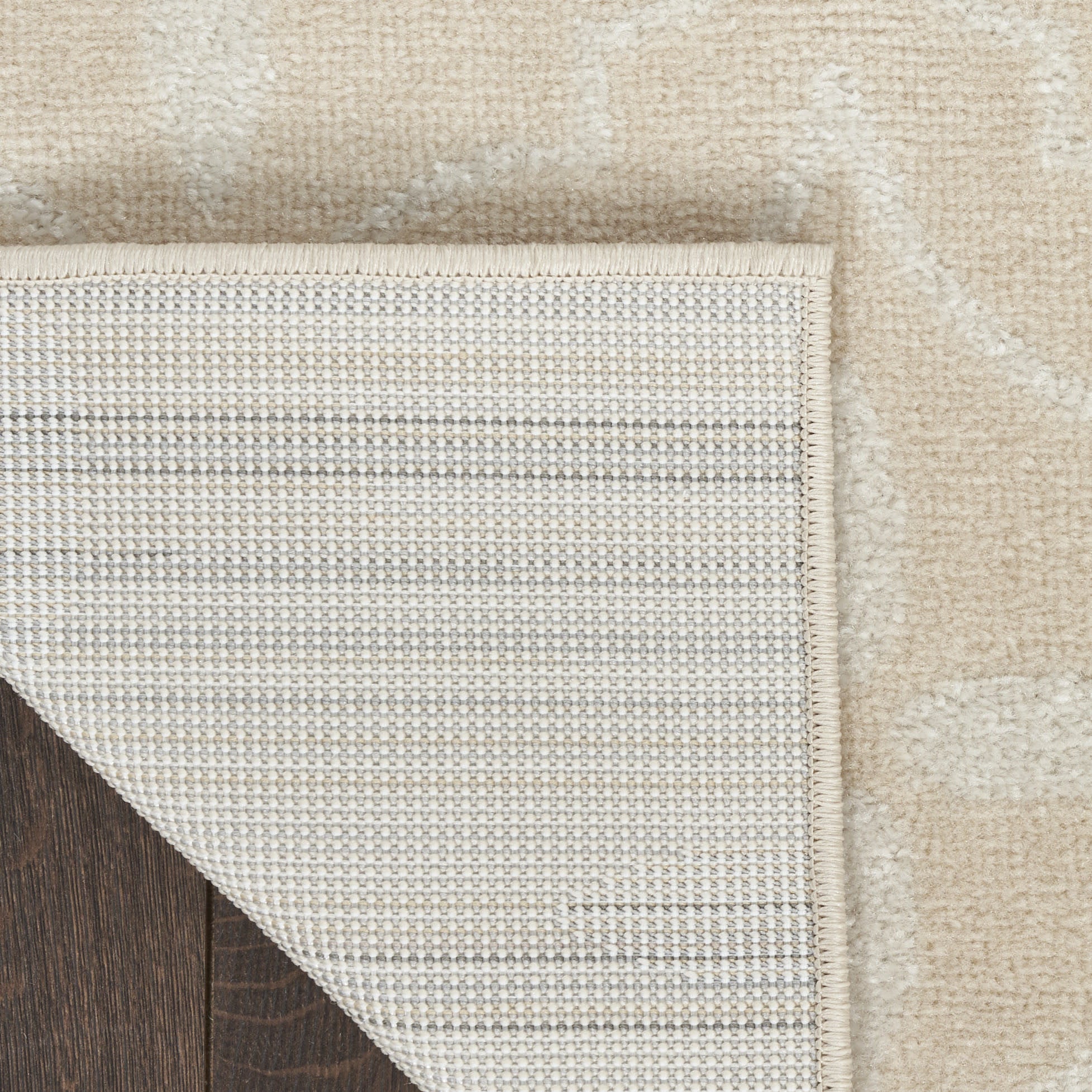 5' X 7' Ivory And Beige Geometric Indoor Outdoor Area Rug Homeroots Outdoor