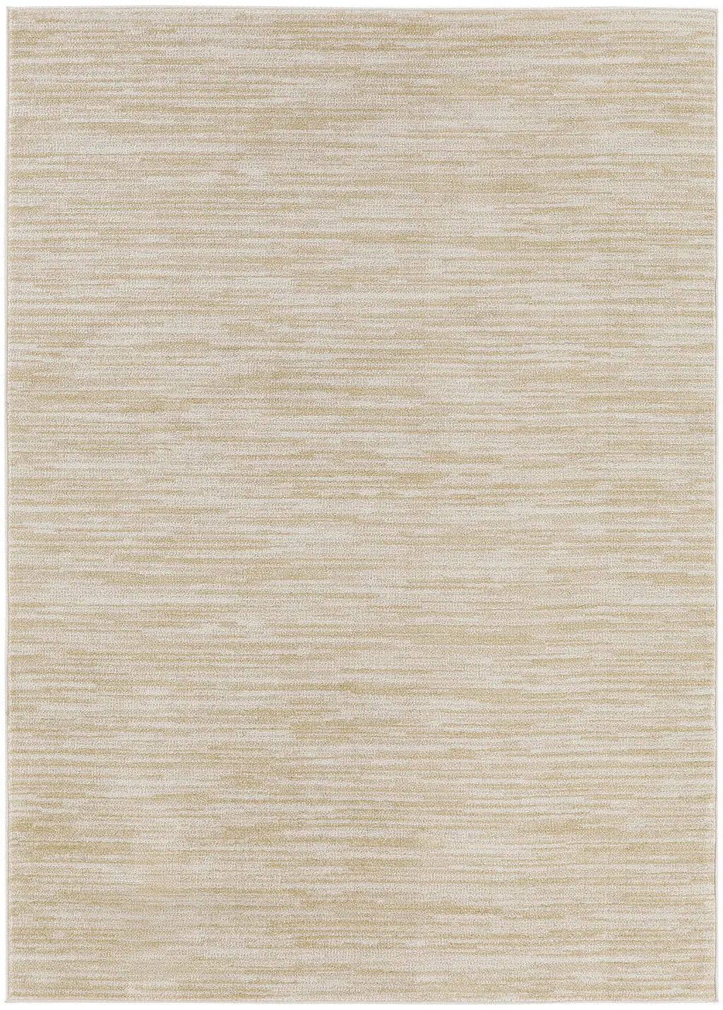 5' X 7' Ivory And Gold Abstract Indoor Outdoor Area Rug Homeroots Outdoor