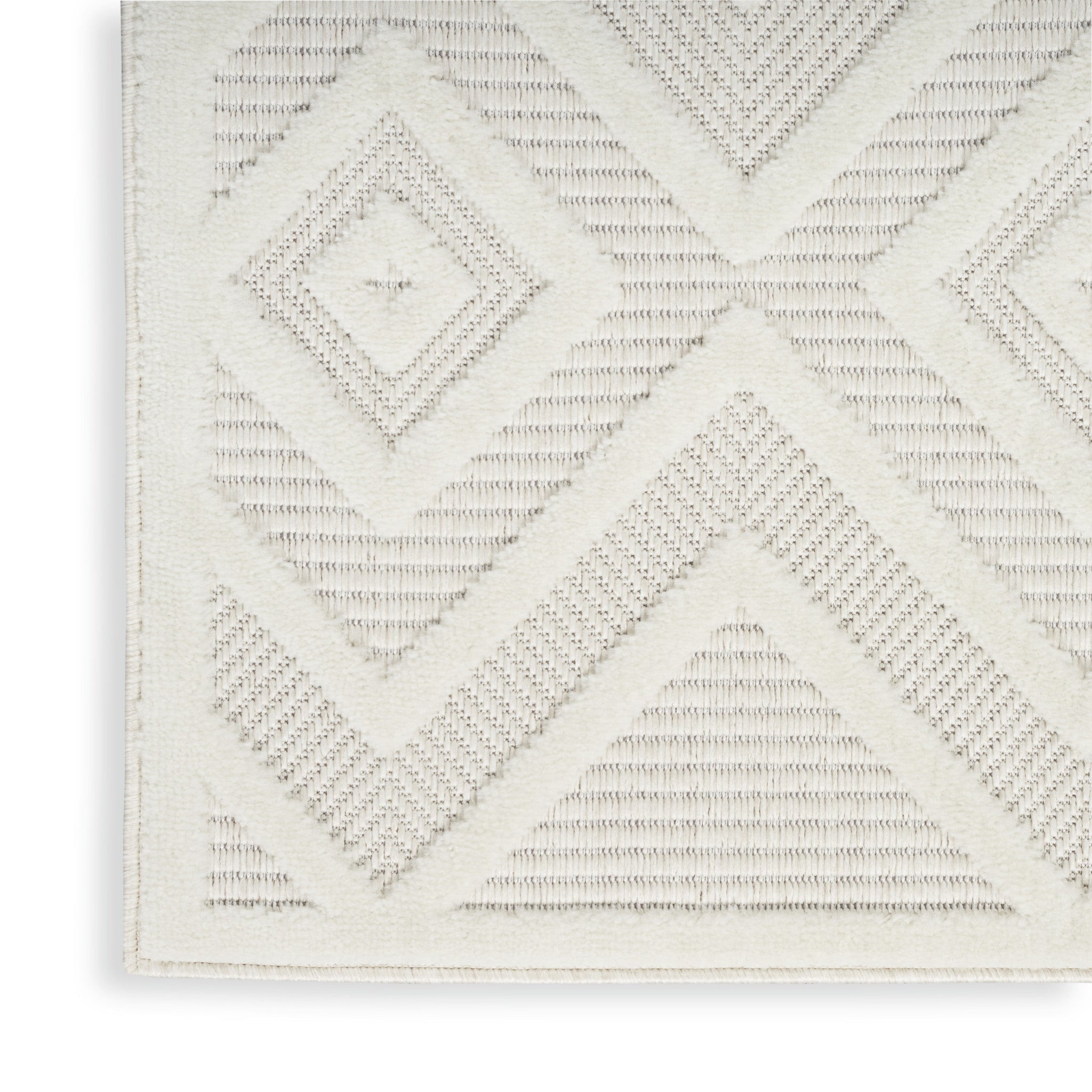 5' X 7' Ivory Indoor Outdoor Area Rug - GreatEagleInc
