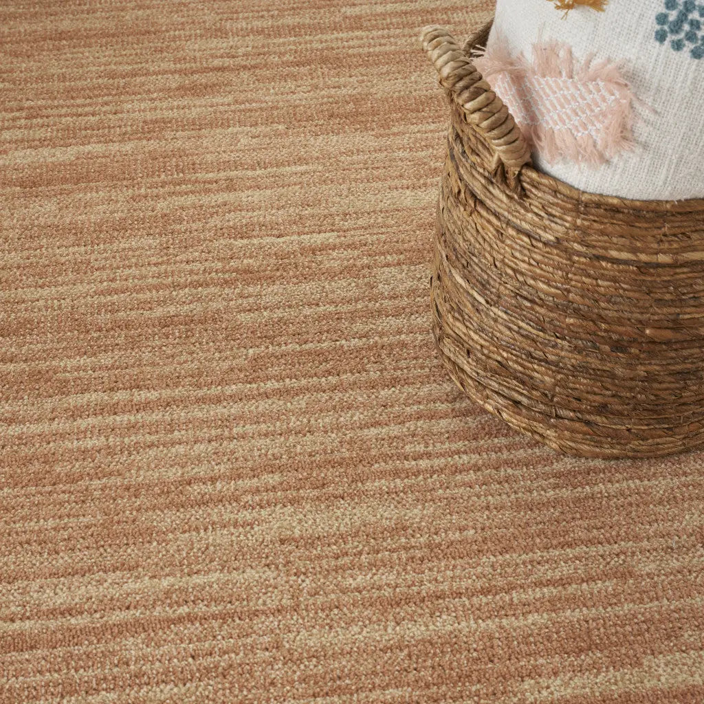 5' X 7' Rust Abstract Indoor Outdoor Area Rug Homeroots Outdoor