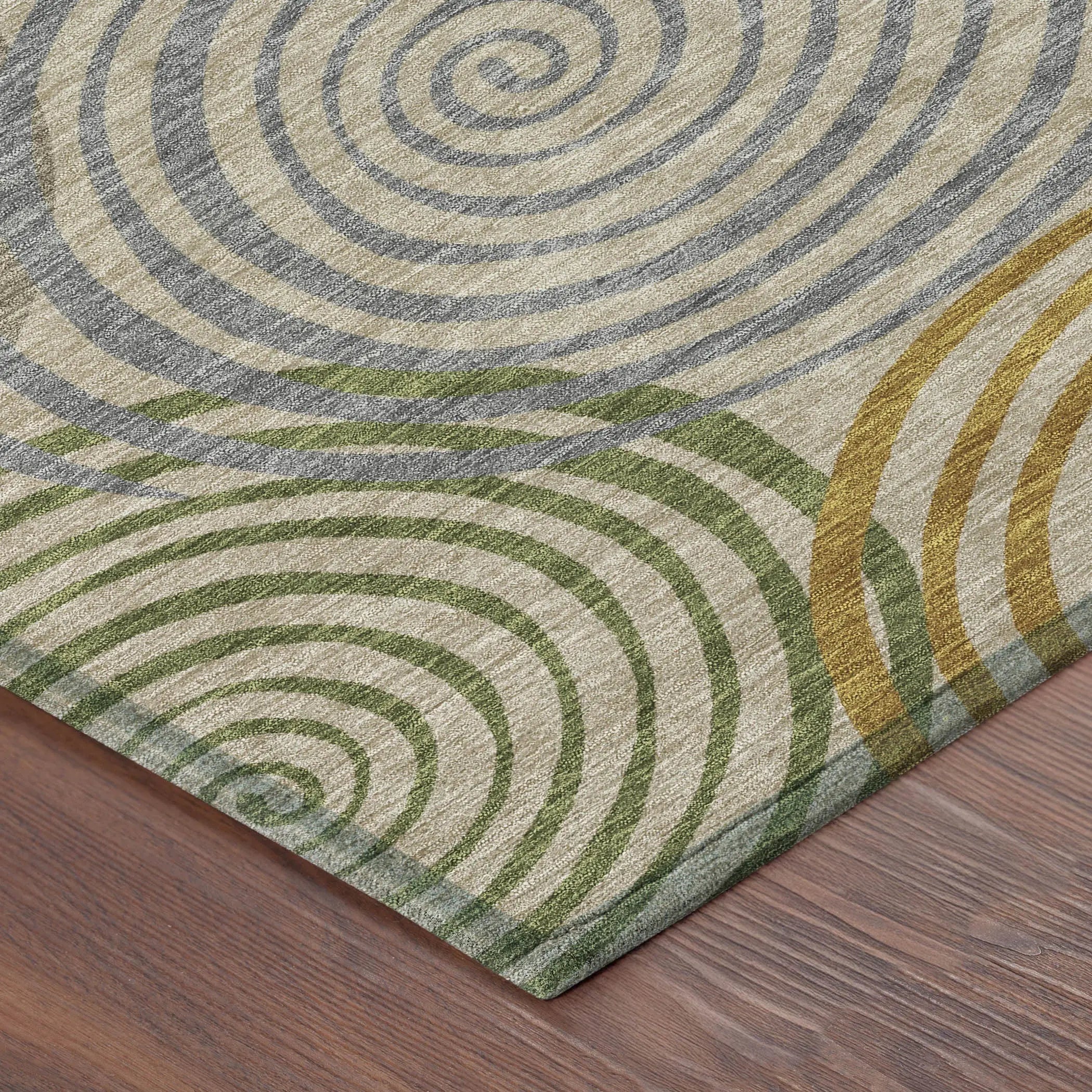 5' X 8' Beige And Brown Geometric Washable Indoor Outdoor Area Rug Homeroots Outdoor