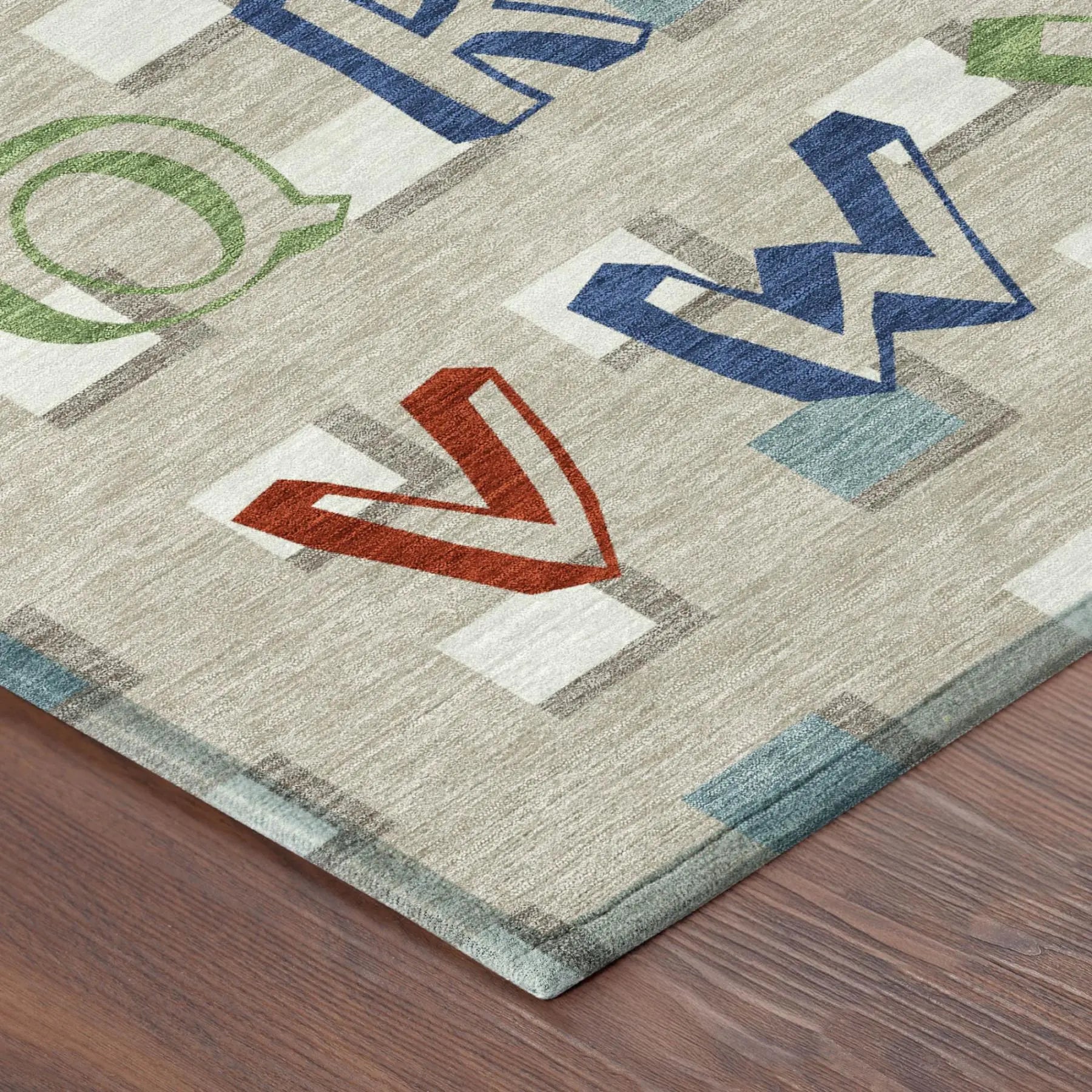 5' X 8' Beige And Brown Geometric Washable Indoor Outdoor Area Rug Homeroots Outdoor