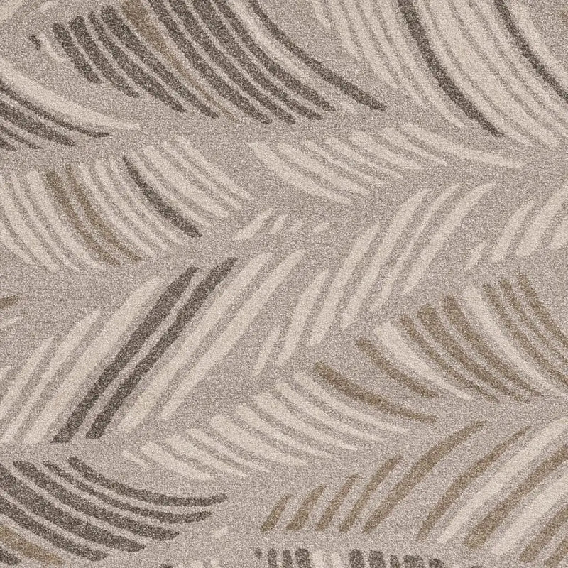 5' X 8' Beige And Brown Tropical Botanical Area Rug Homeroots Home Decor
