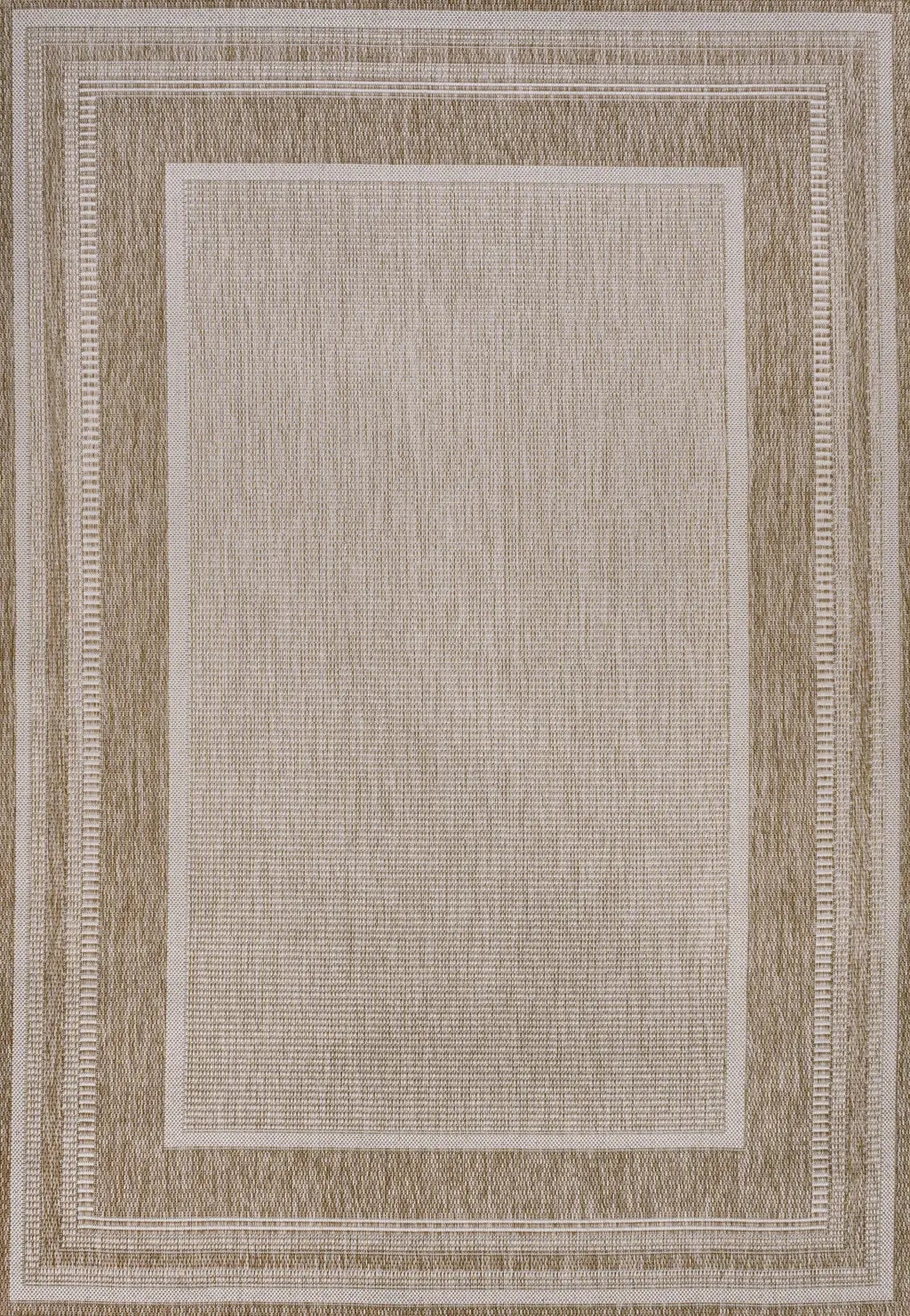 5' X 8' Beige And Cream Indoor Outdoor Area Rug Homeroots Outdoor