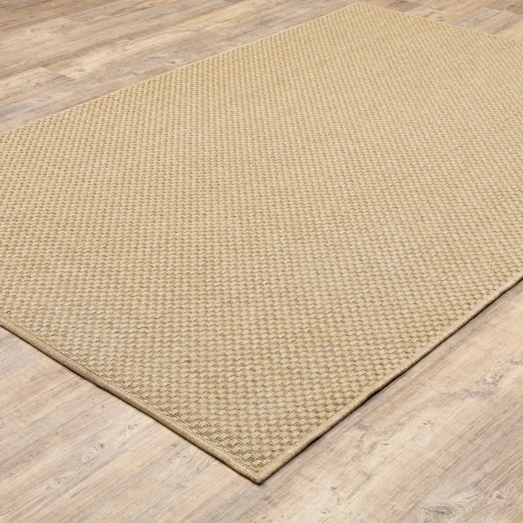 5' X 8' Beige Indoor Outdoor Area Rug Homeroots Outdoor
