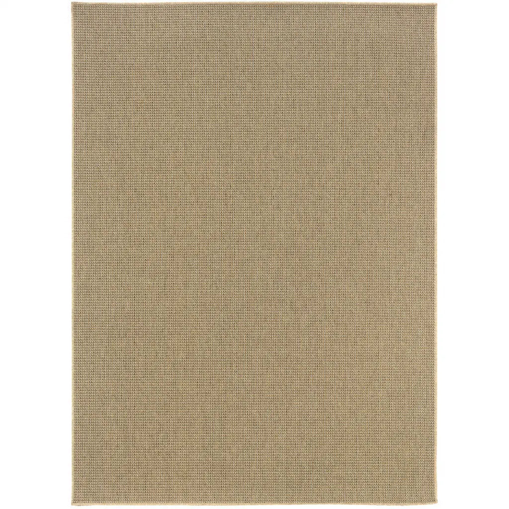 5' X 8' Beige Stain Resistant Indoor Outdoor Area Rug Homeroots Outdoor