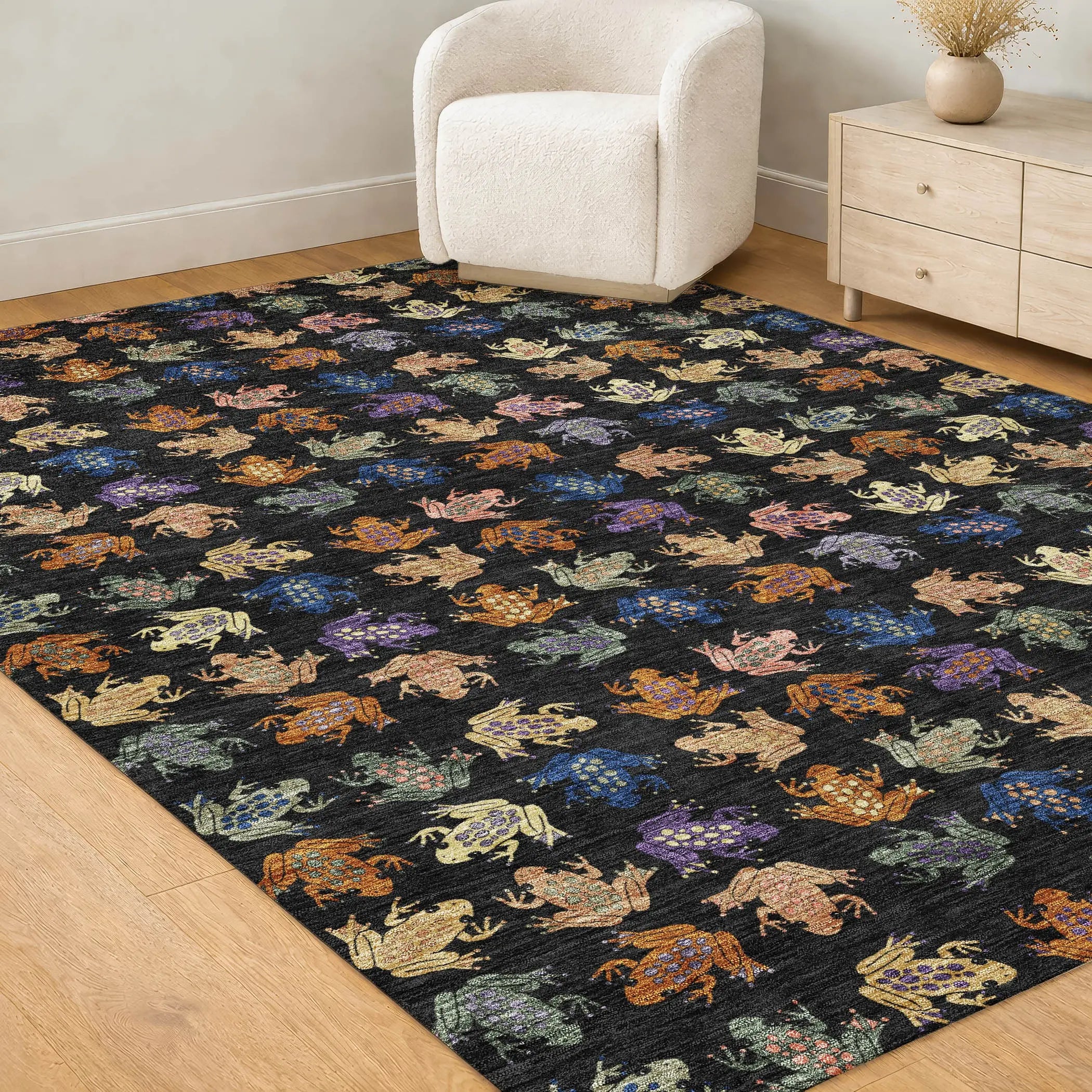 5' X 8' Black And Graphite Geometric Washable Indoor Outdoor Area Rug Homeroots Outdoor