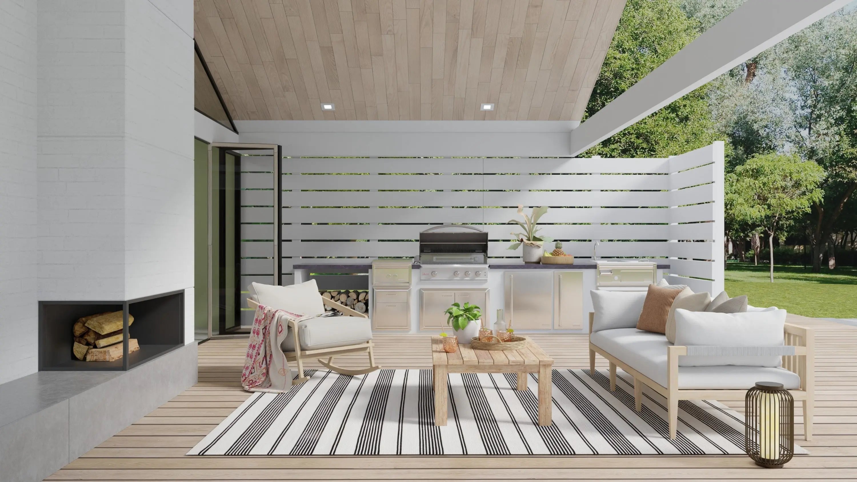 5' X 8' Black And White Striped Dhurrie Hand Woven Stain Resistant Area Rug Homeroots Outdoor