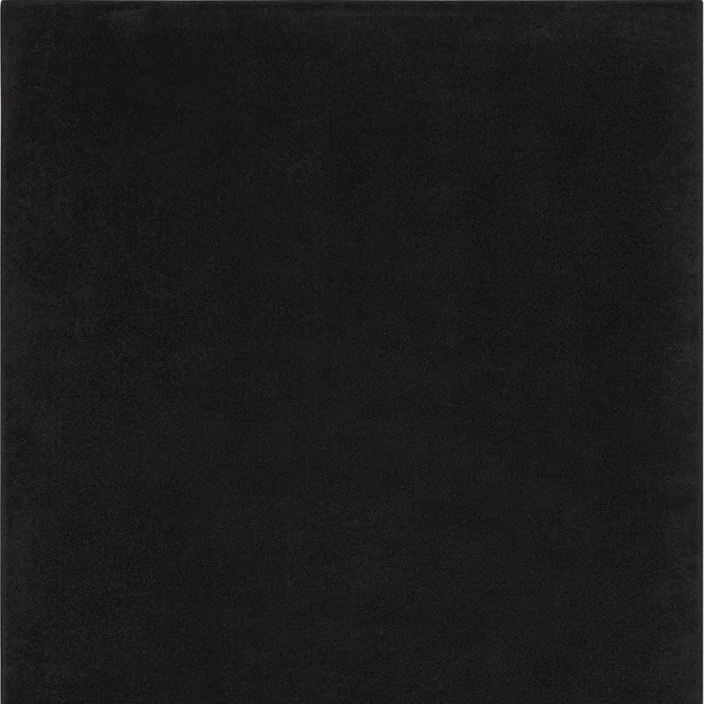 5' X 8' Black Power Loom Area Rug Homeroots Outdoor