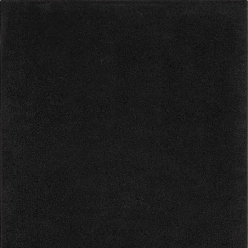 5' X 8' Black Power Loom Area Rug Homeroots Outdoor