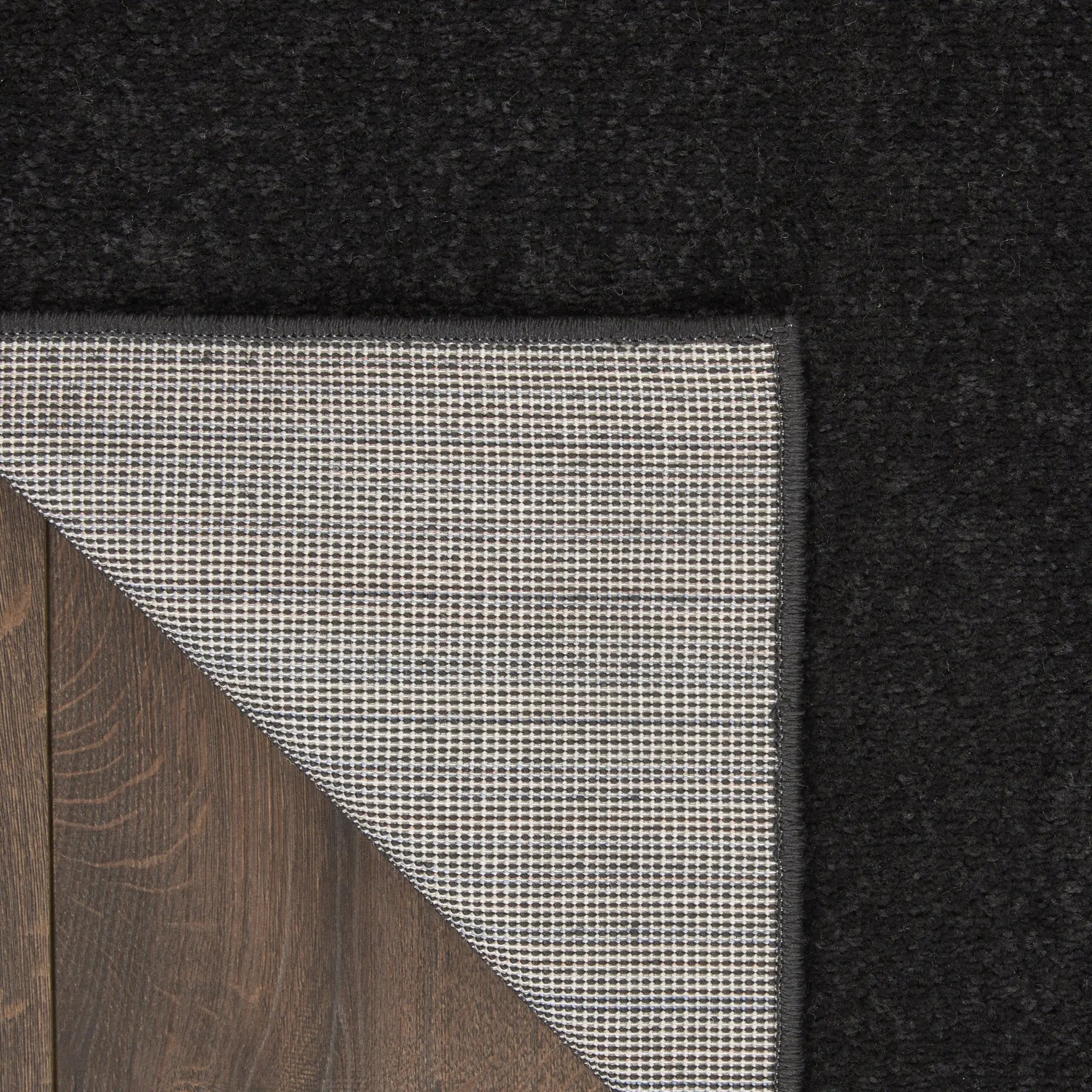 5' X 8' Black Power Loom Area Rug Homeroots Outdoor