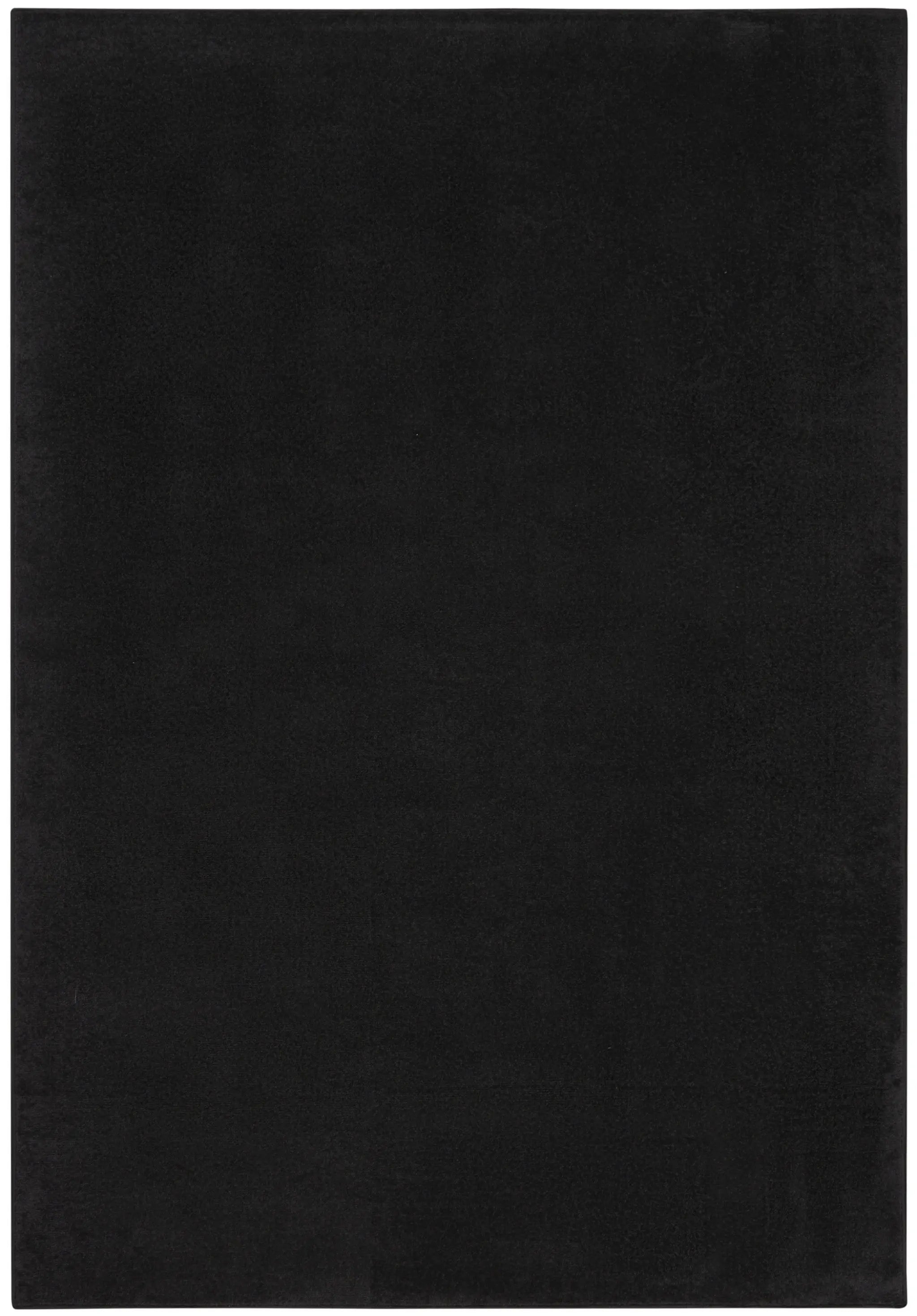 5' X 8' Black Power Loom Area Rug Homeroots Outdoor