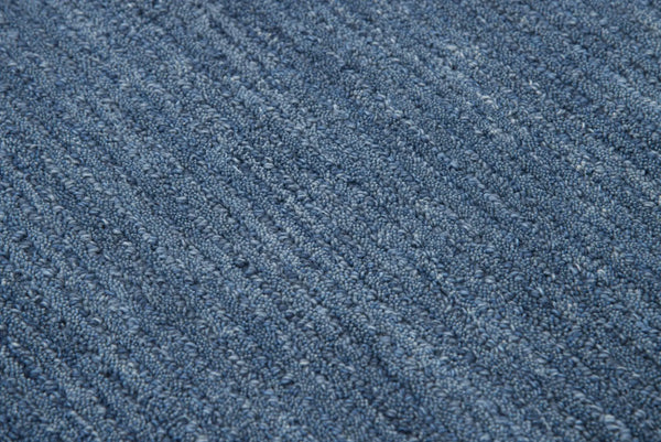 5' X 8' Blue And Dark Blue Wool Hand Tufted Area Rug Homeroots Home Decor