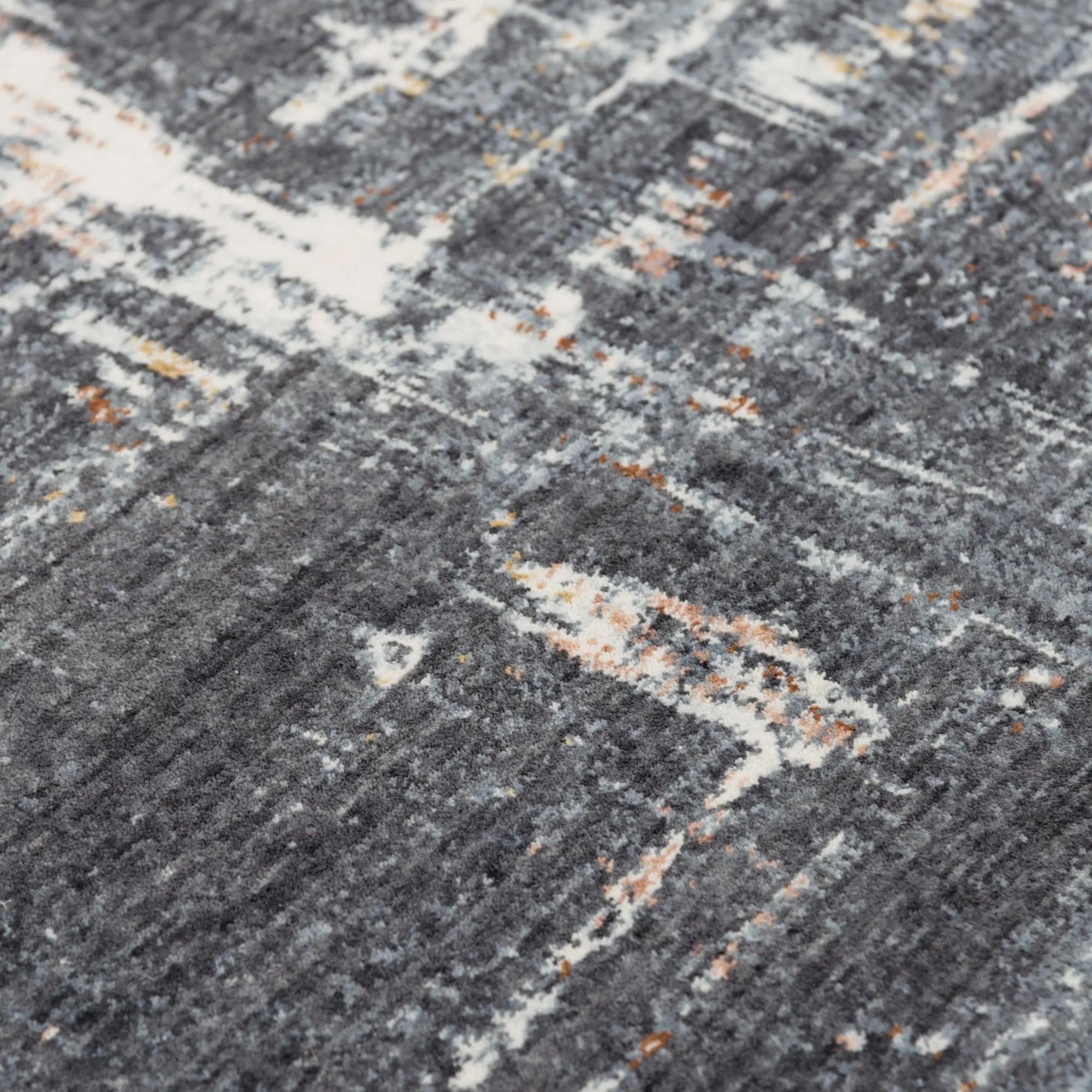 5' X 8' Blue And Gray Abstract Hand Carved Handmade Area Rug Homeroots Home Decor