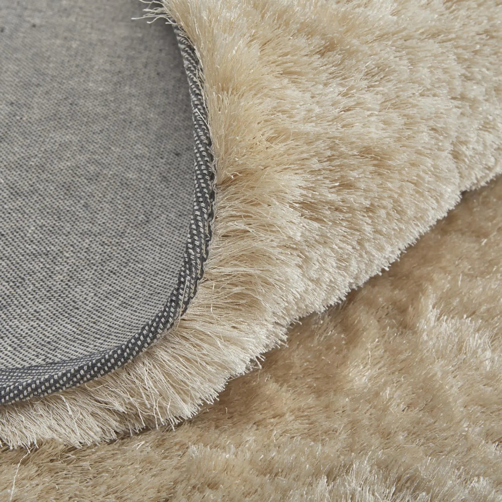 5' X 8' Brown And Tan Shag Hand Tufted Area Rug Homeroots Home Decor