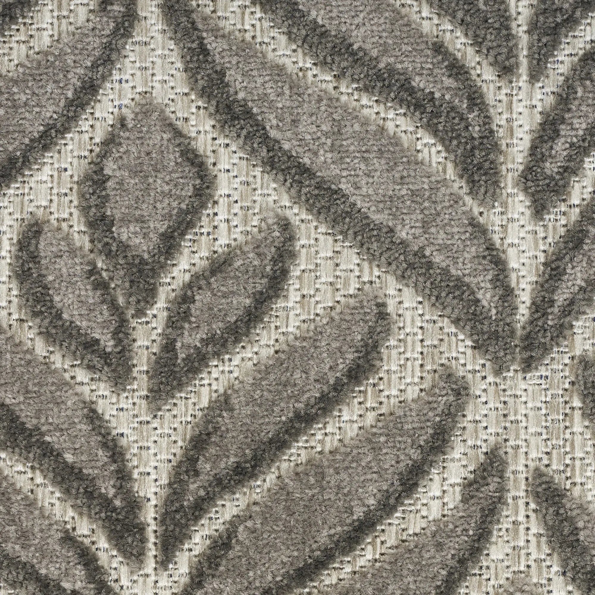 5' X 8' Charcoal Floral Stain Resistant Non Skid Area Rug Homeroots Outdoor
