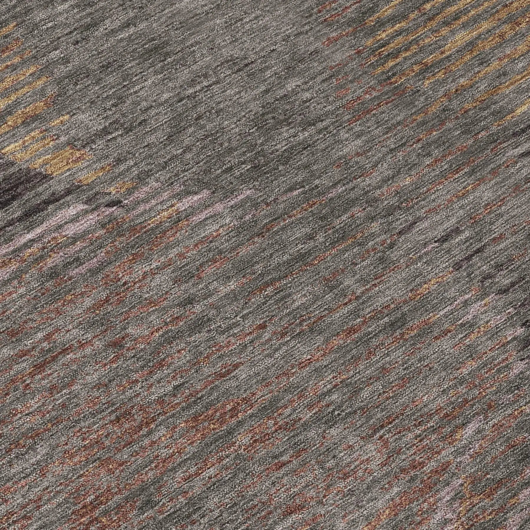 5' X 8' Chocolate And Brown Geometric Washable Indoor Outdoor Area Rug Homeroots Outdoor