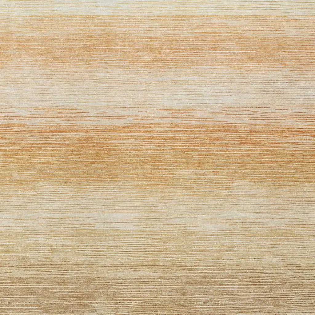 5' X 8' Copper And Orange Striped Washable Indoor Outdoor Area Rug Homeroots Outdoor