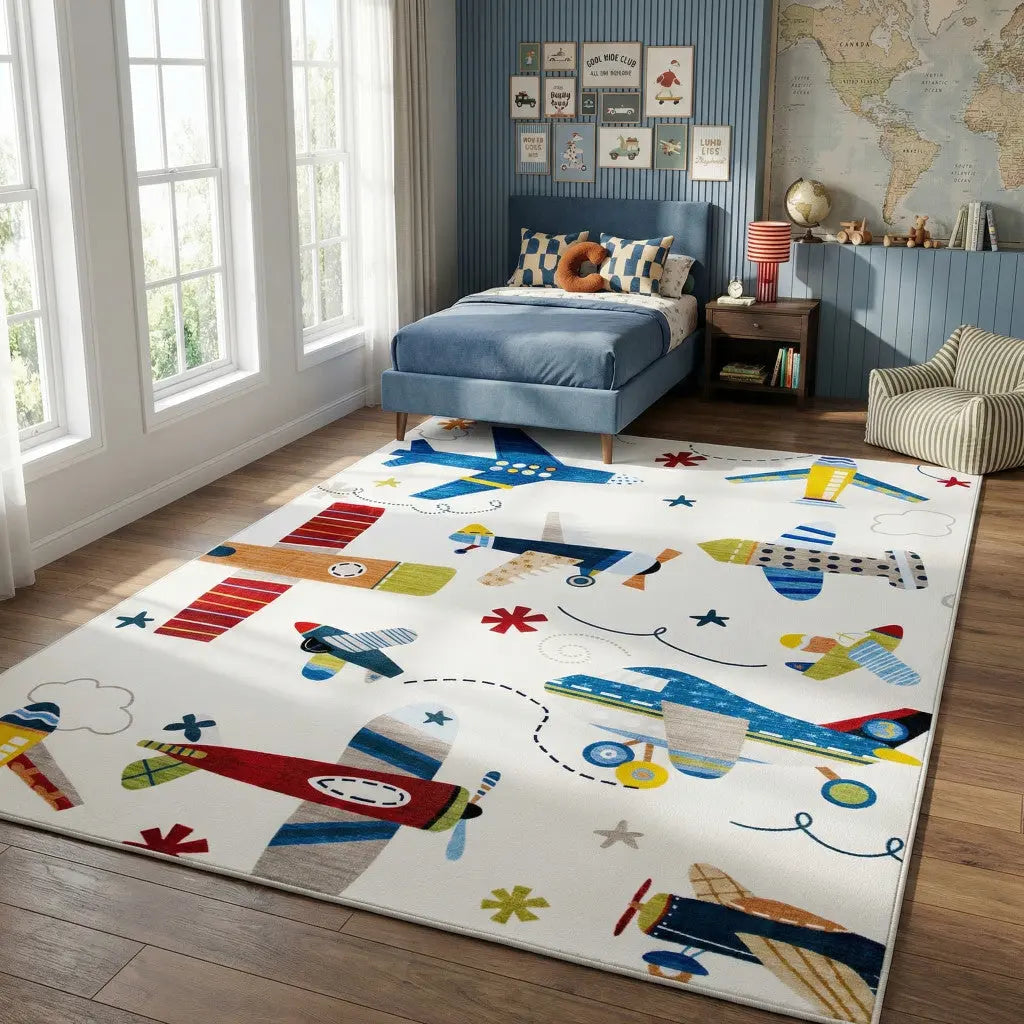 5' X 8' Cream Abstract Area Rug Homeroots Home Decor