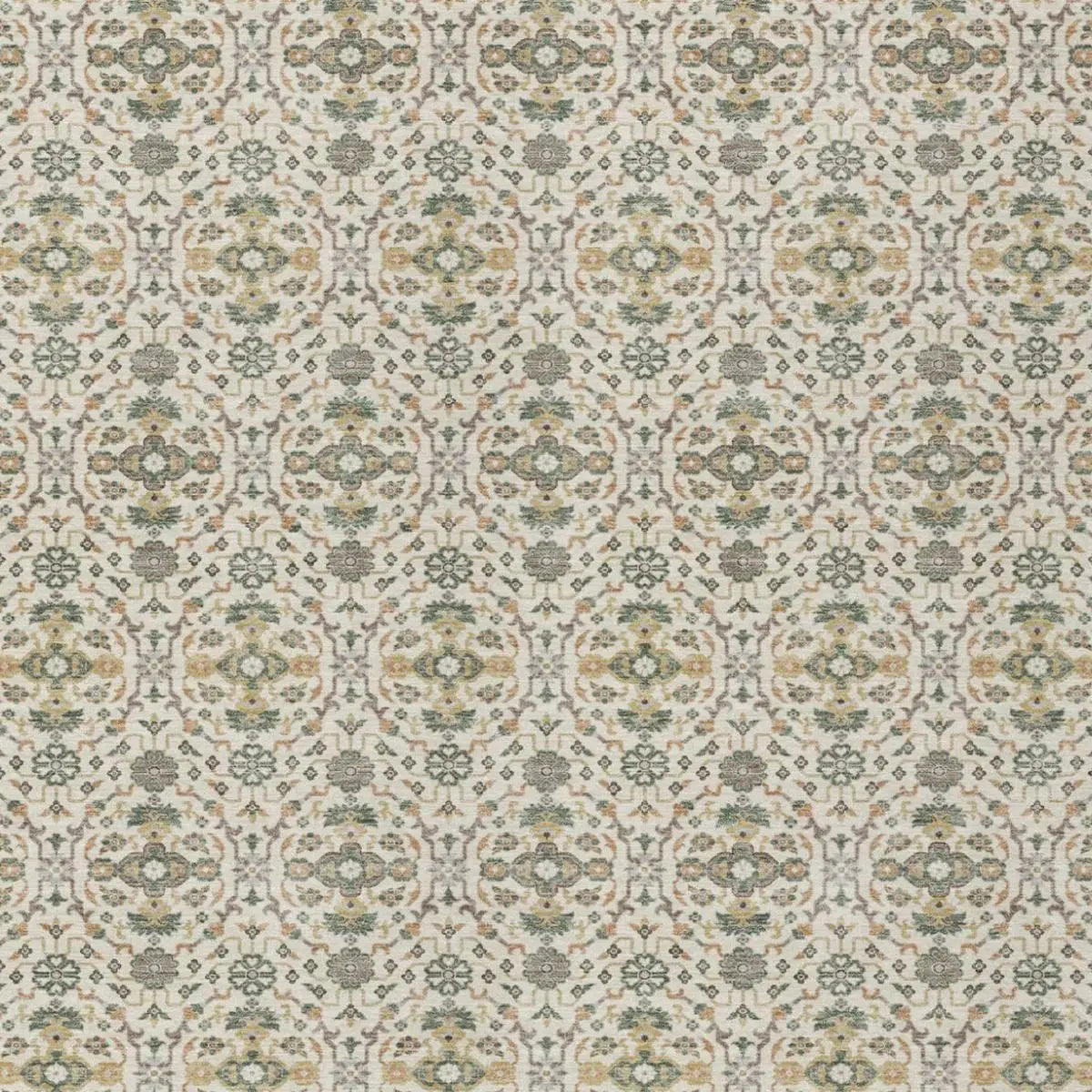 5' X 8' Cream And Ivory Oriental Washable Indoor Outdoor Area Rug Homeroots Outdoor