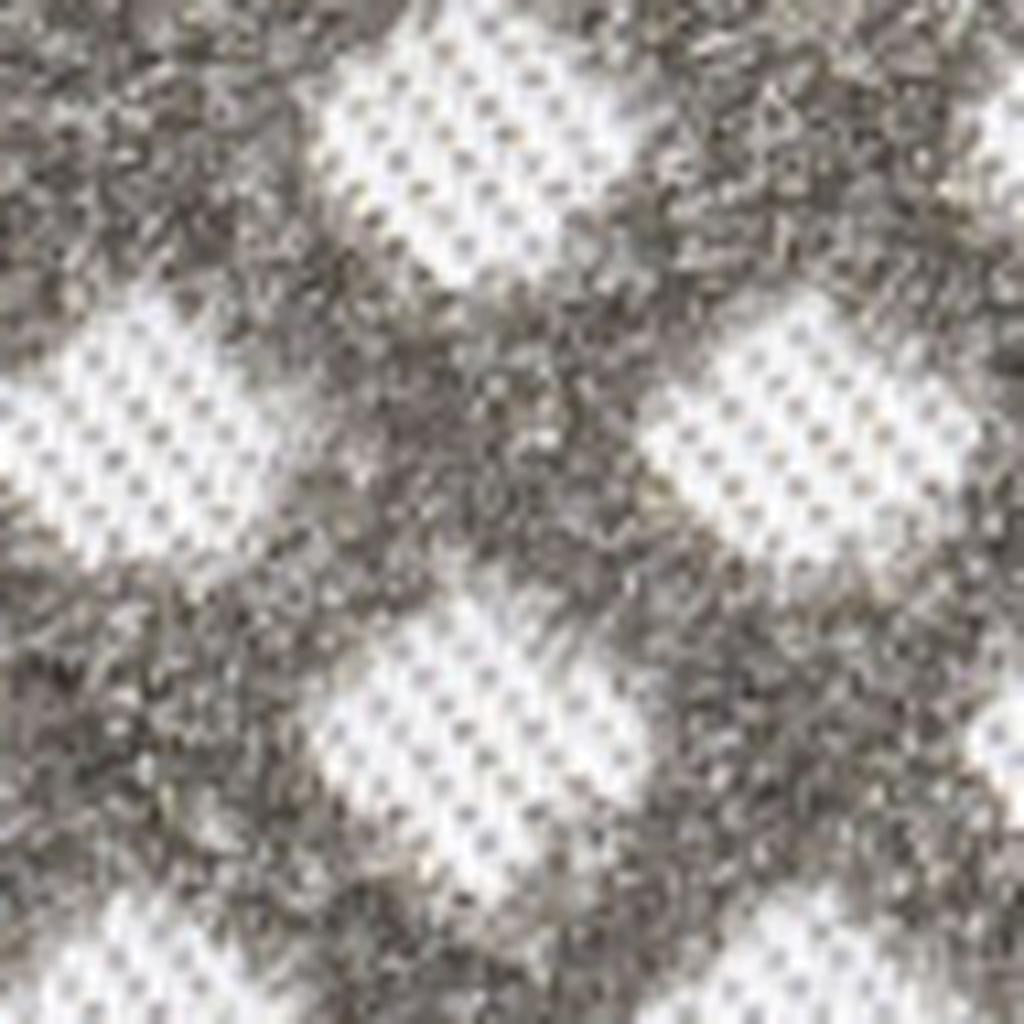 5' X 8' Dark Gray And Ivory Trellis Indoor Outdoor Area Rug - GreatEagleInc
