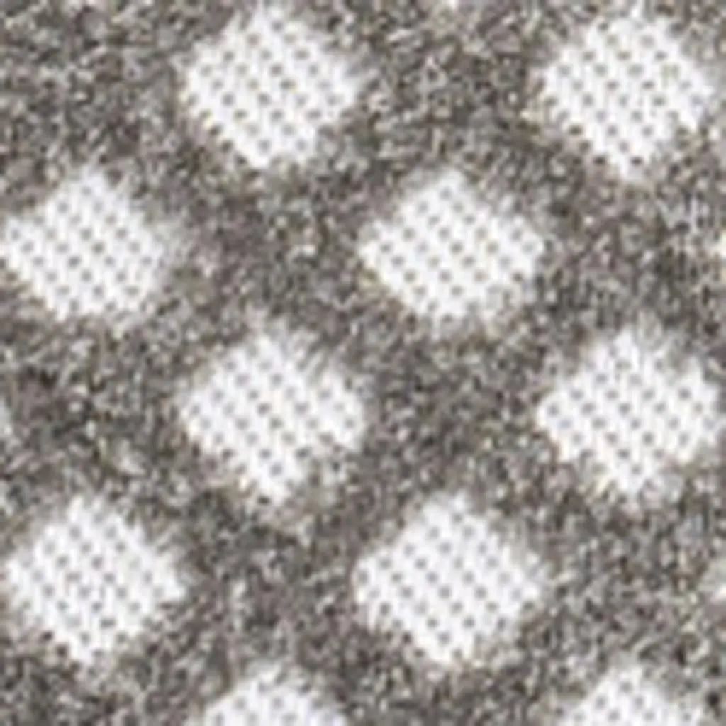 5' X 8' Dark Gray And Ivory Trellis Indoor Outdoor Area Rug - GreatEagleInc