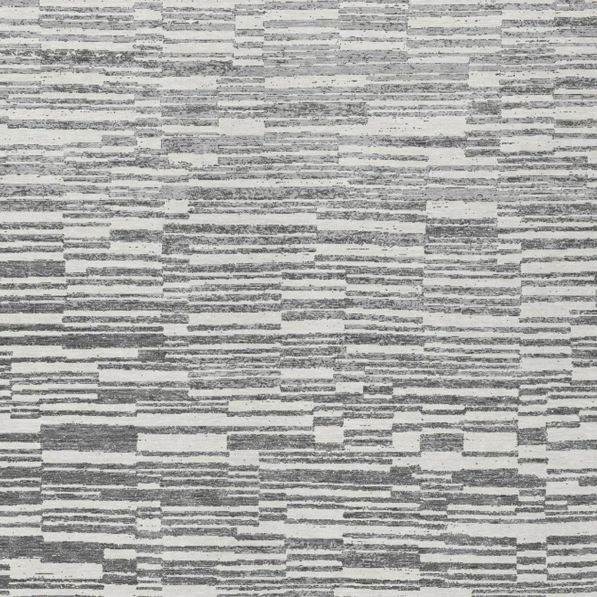 5' X 8' Graphite And Gray Striped Washable Indoor Outdoor Area Rug Homeroots Outdoor