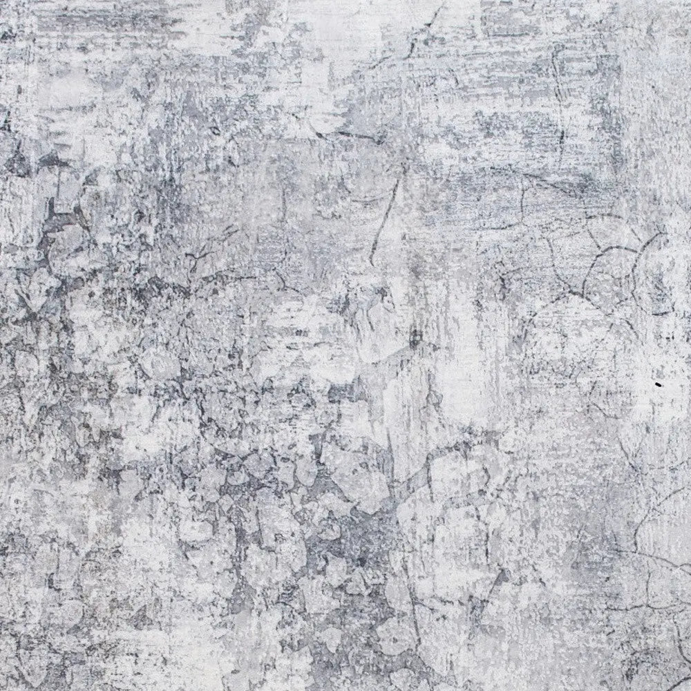 5' X 8' Gray And Ivory Abstract Area Rug Homeroots Home Decor