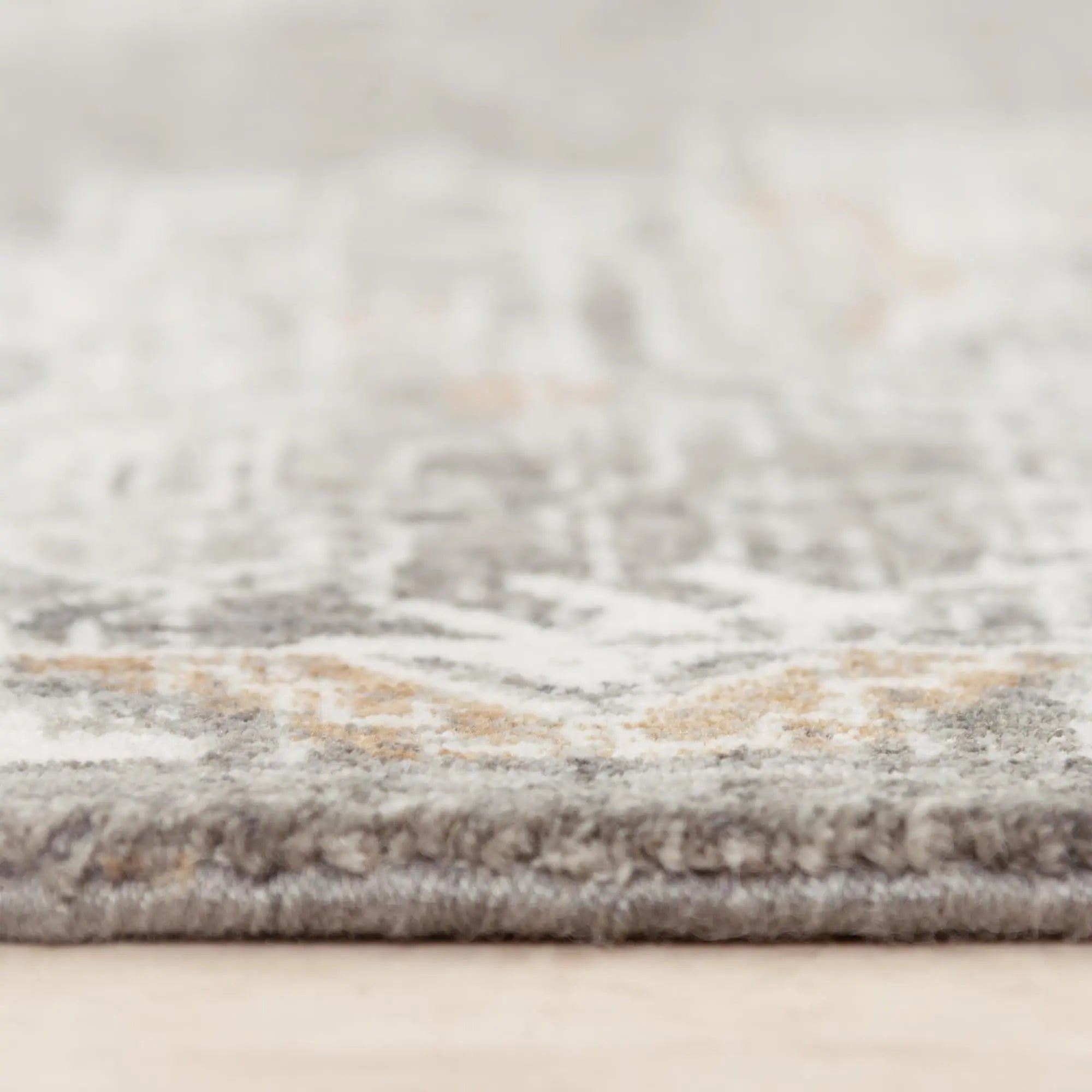 5' X 8' Gray And Ivory Medallion Hand Carved Handmade Area Rug Homeroots Home Decor