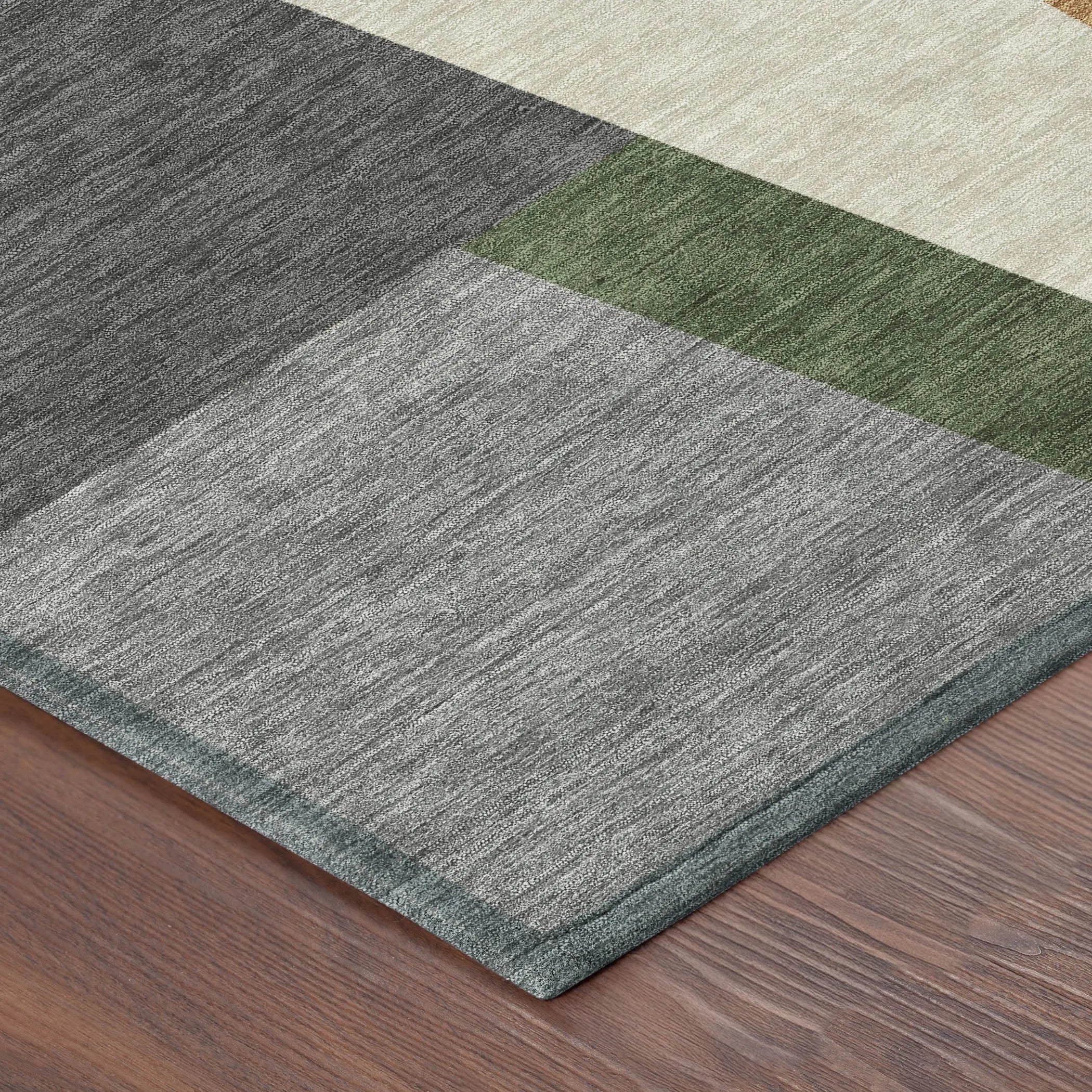 5' X 8' Gray And Taupe Geometric Washable Indoor Outdoor Area Rug Homeroots Outdoor