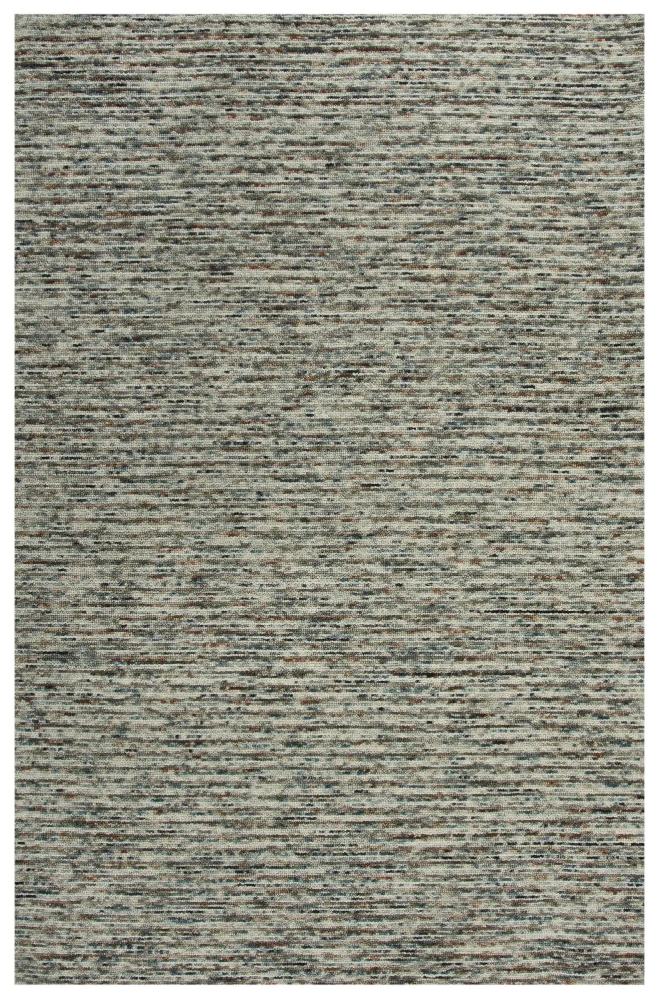 5' X 8' Gray Blue And Brown Wool Hand Tufted Area Rug Homeroots Home Decor