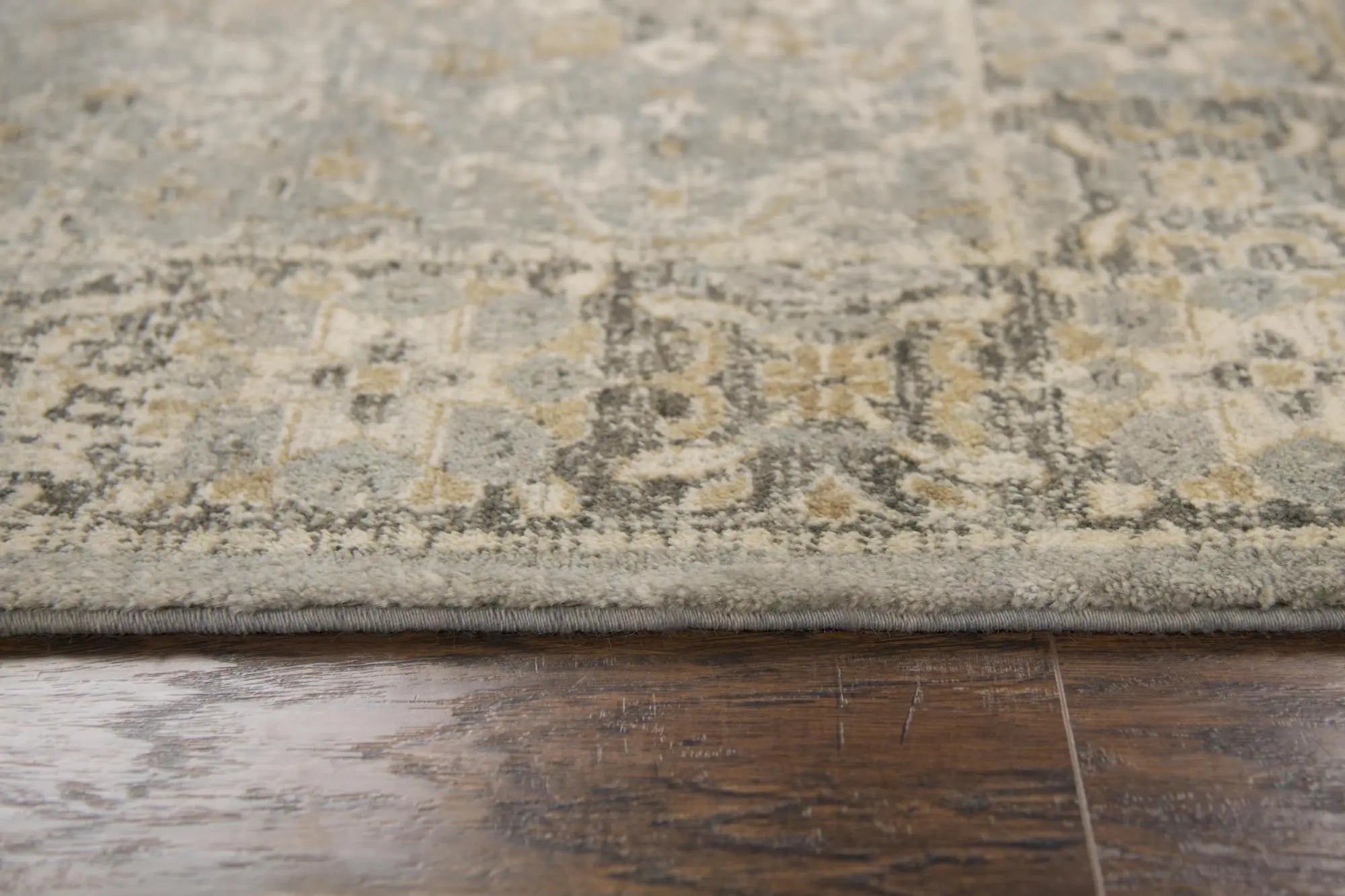 5' X 8' Gray Brown And Beige New Zealand Lambs Wool Oriental Hand Carved Handmade Area Rug Homeroots Home Decor